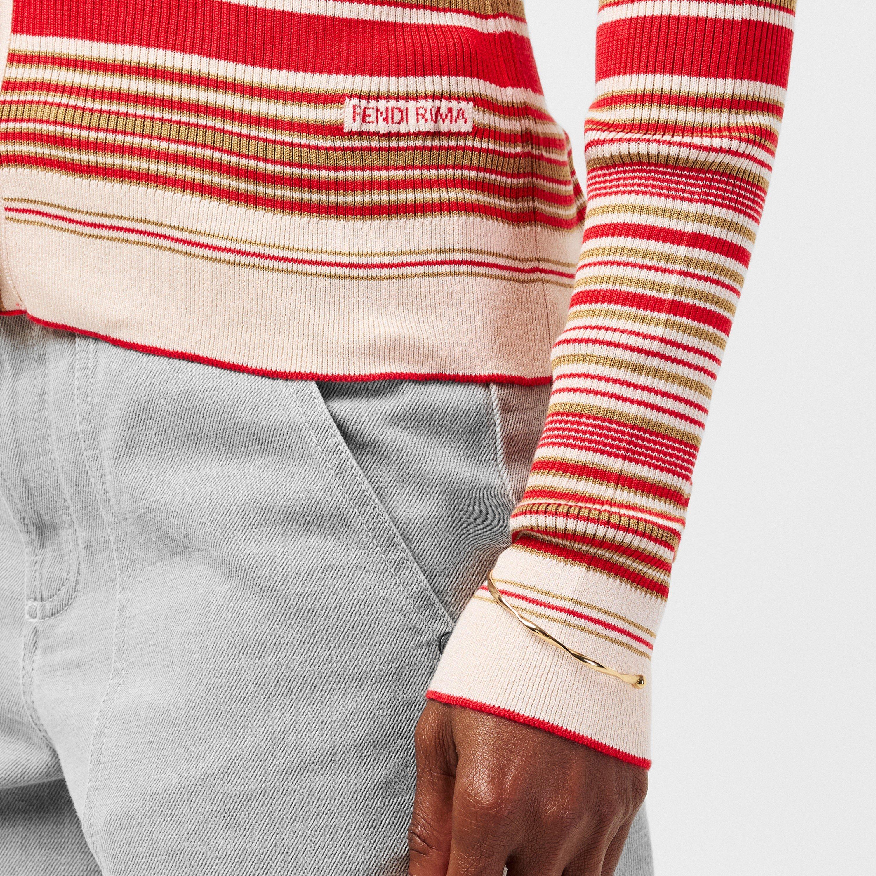 Raffia - Fendi - Women's Stripe Cardigan - 5