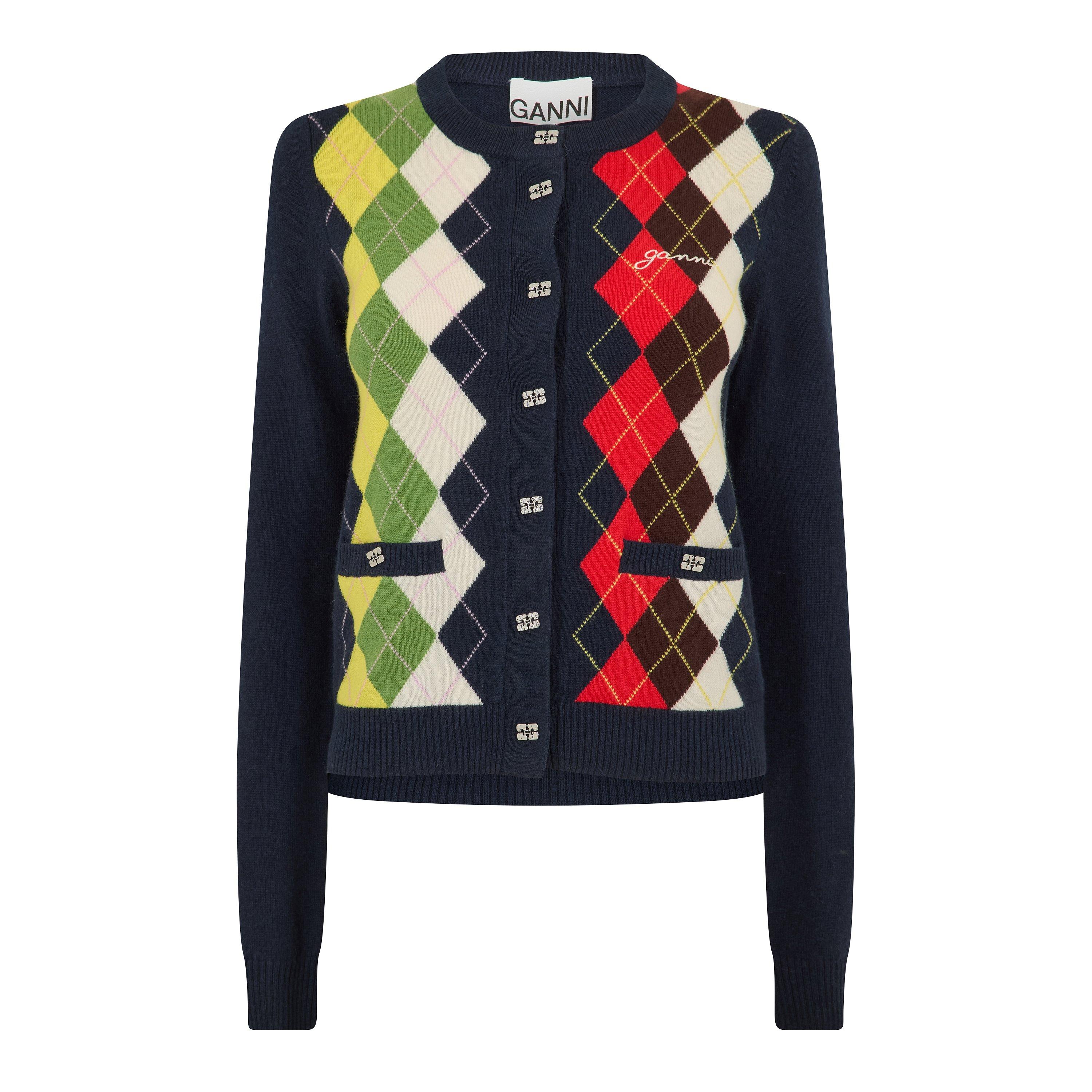 Ganni Women's Cardigan - Sky Captain - Size 8 (34)