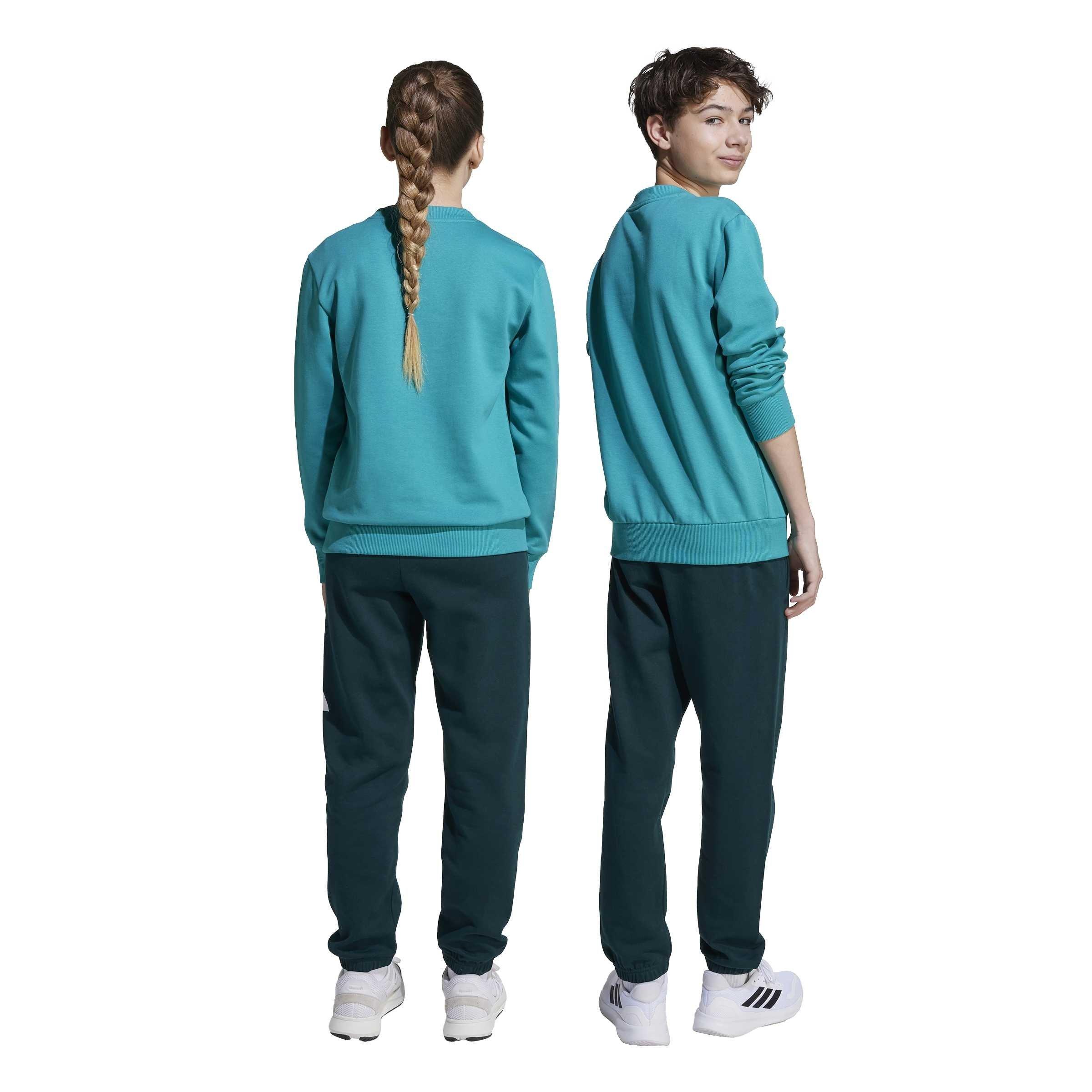 teal puro - adidas - Kids' Essentials Jumper and Joggers Clothing Set - 2