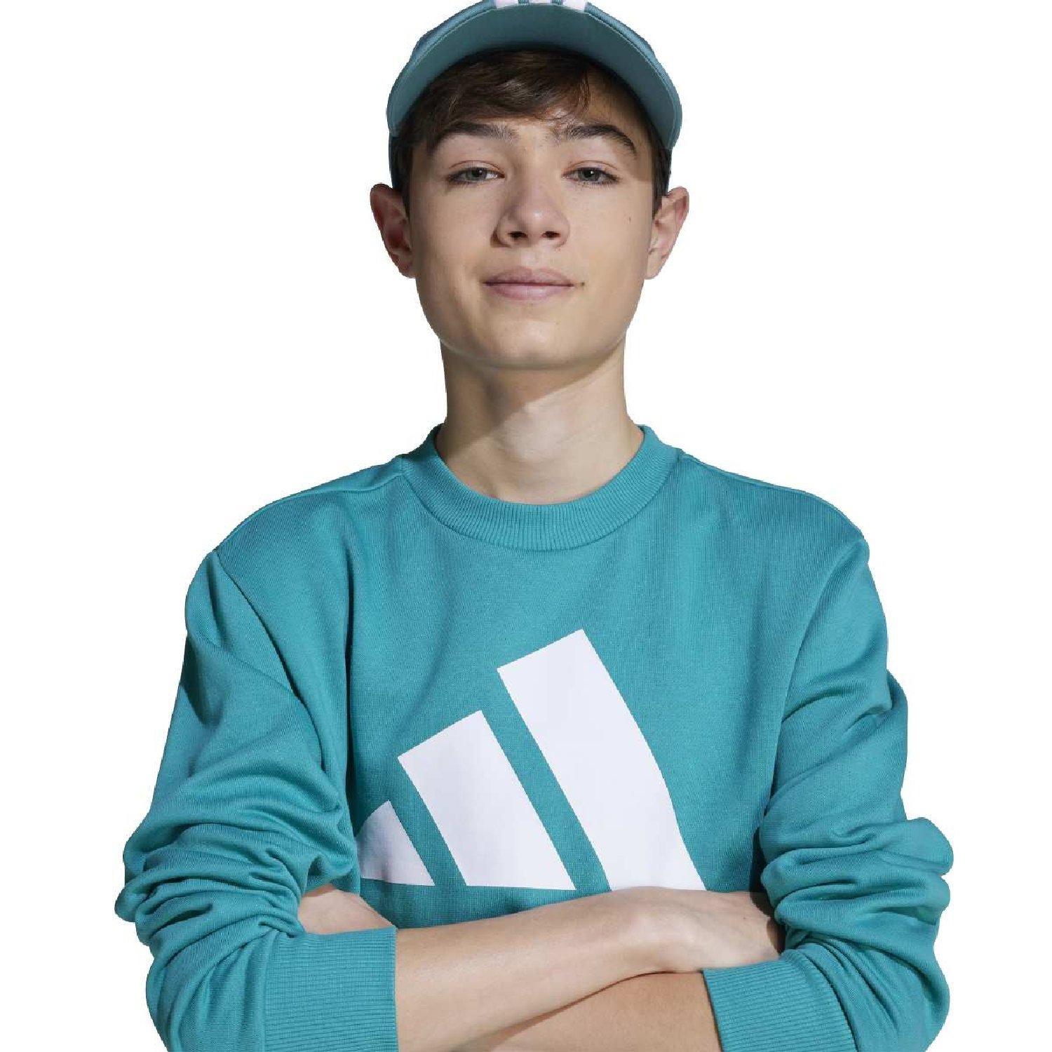 teal puro - adidas - Kids' Essentials Jumper and Joggers Clothing Set - 6