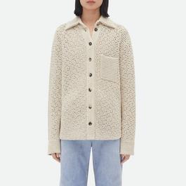 Bottega Veneta Cotton Crochet Shirt