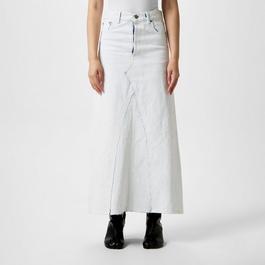 Maison Margiela Painted Denim Skirt