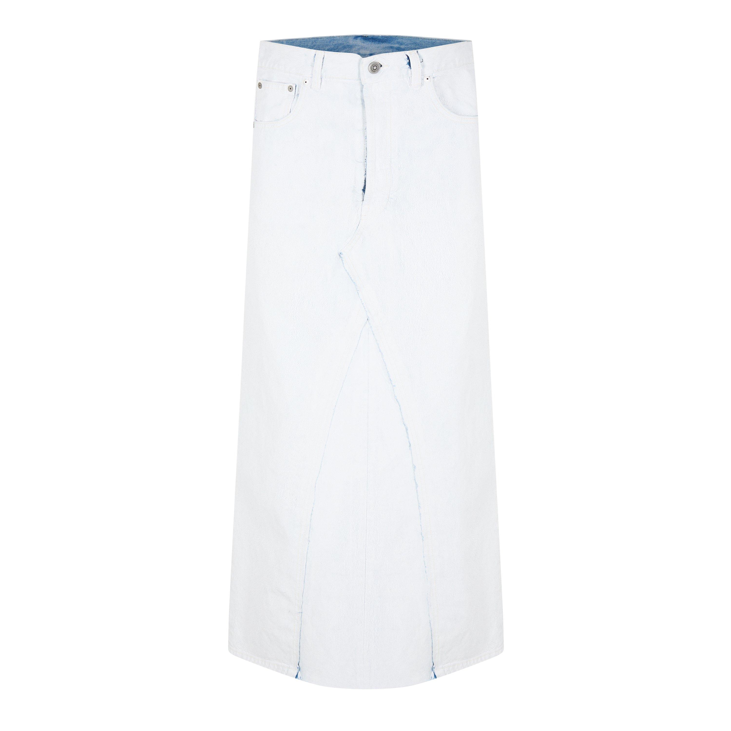 Maison Margiela Painted Denim Skirt | Cruise Fashion