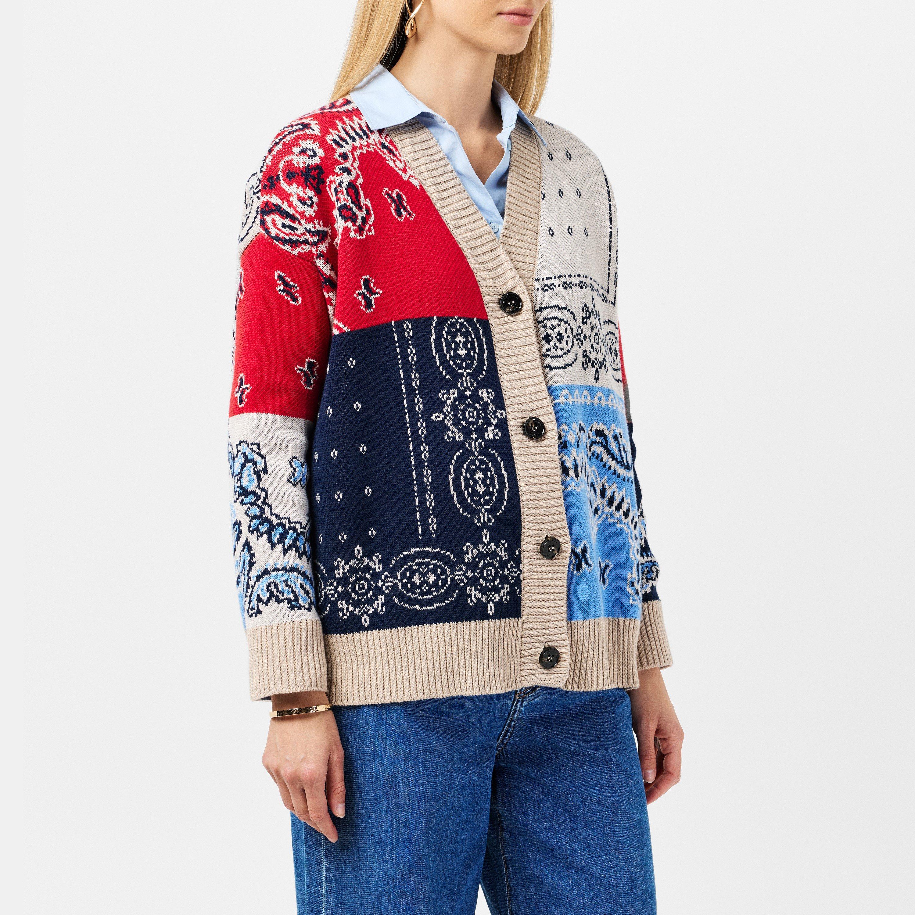 Navy - Weekend Max Mara - Women's Soft Structured Cardigan - 3