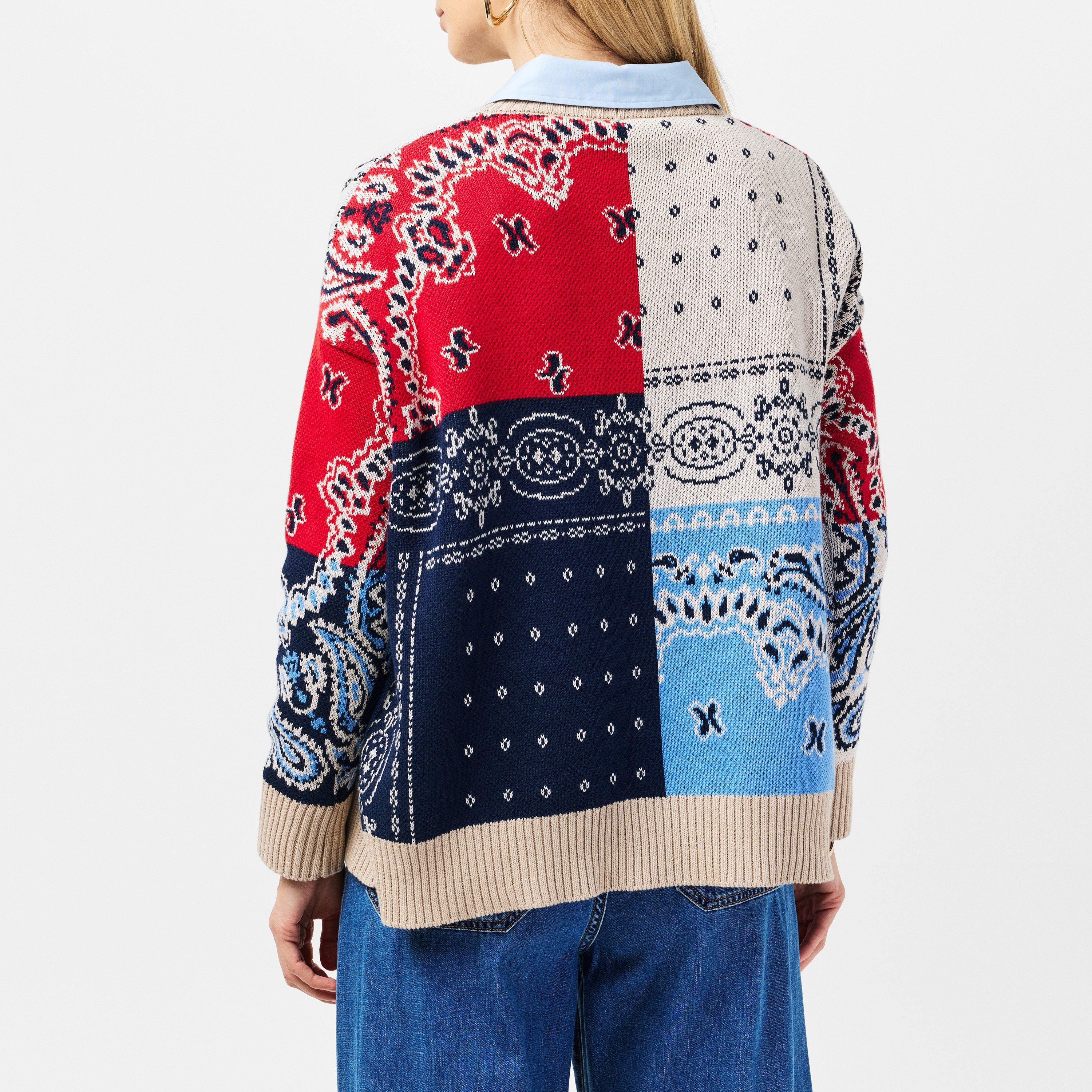 Navy - Weekend Max Mara - Women's Soft Structured Cardigan - 4