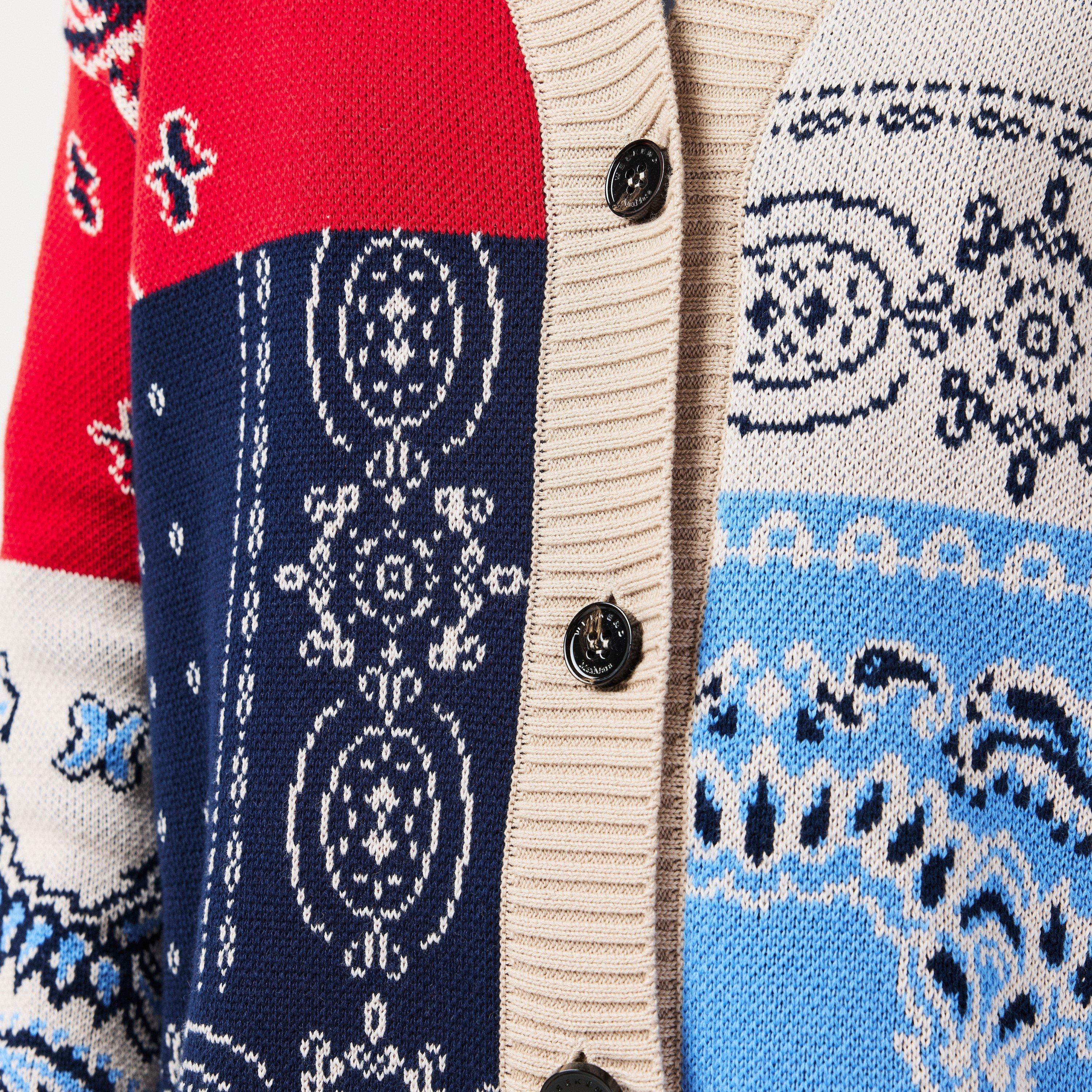 Navy - Weekend Max Mara - Women's Soft Structured Cardigan - 5