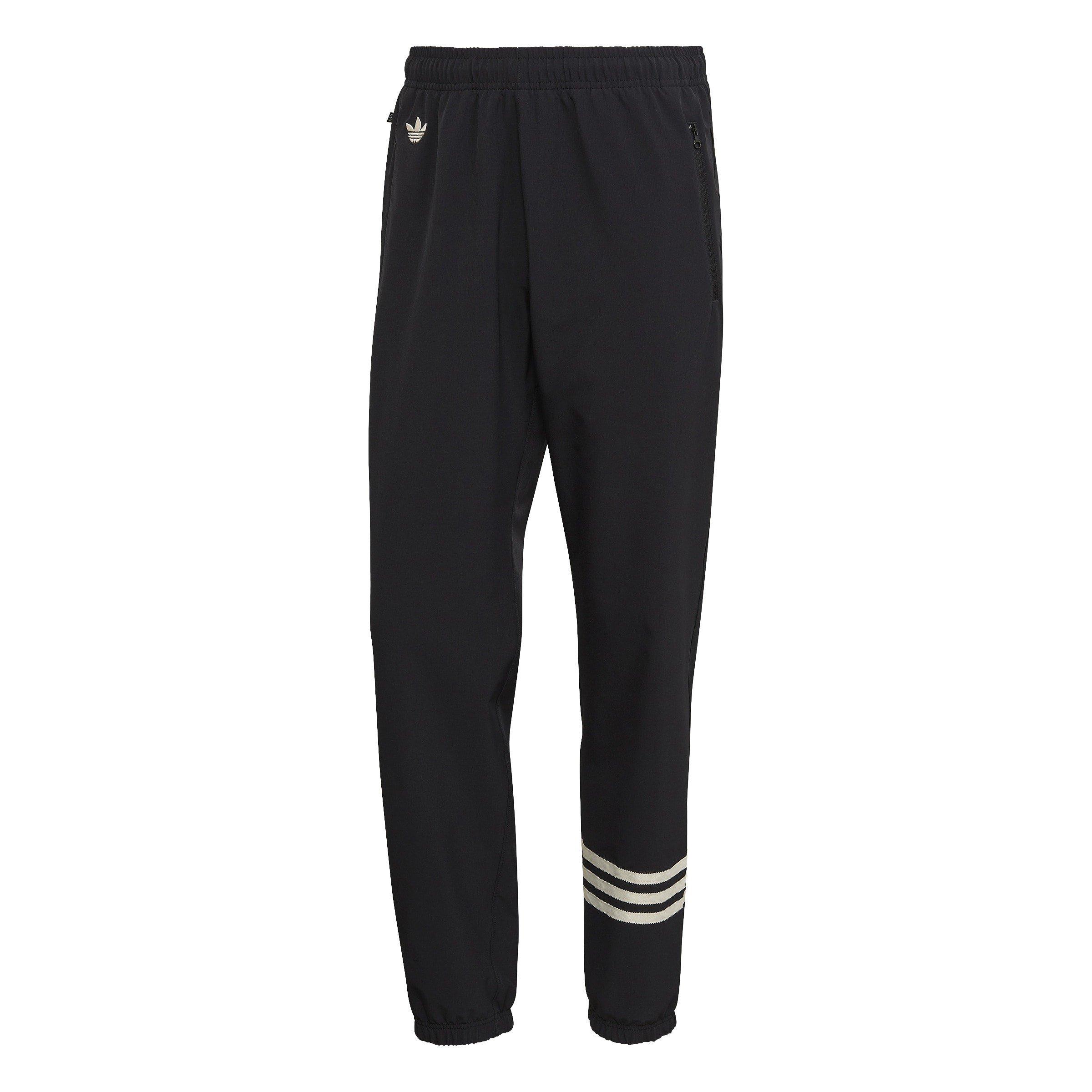Black - adidas Originals - Men's Open Hem Poly Joggers