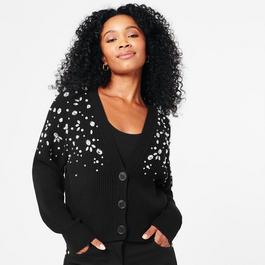 Biba Embellished Shoulder Cardigan