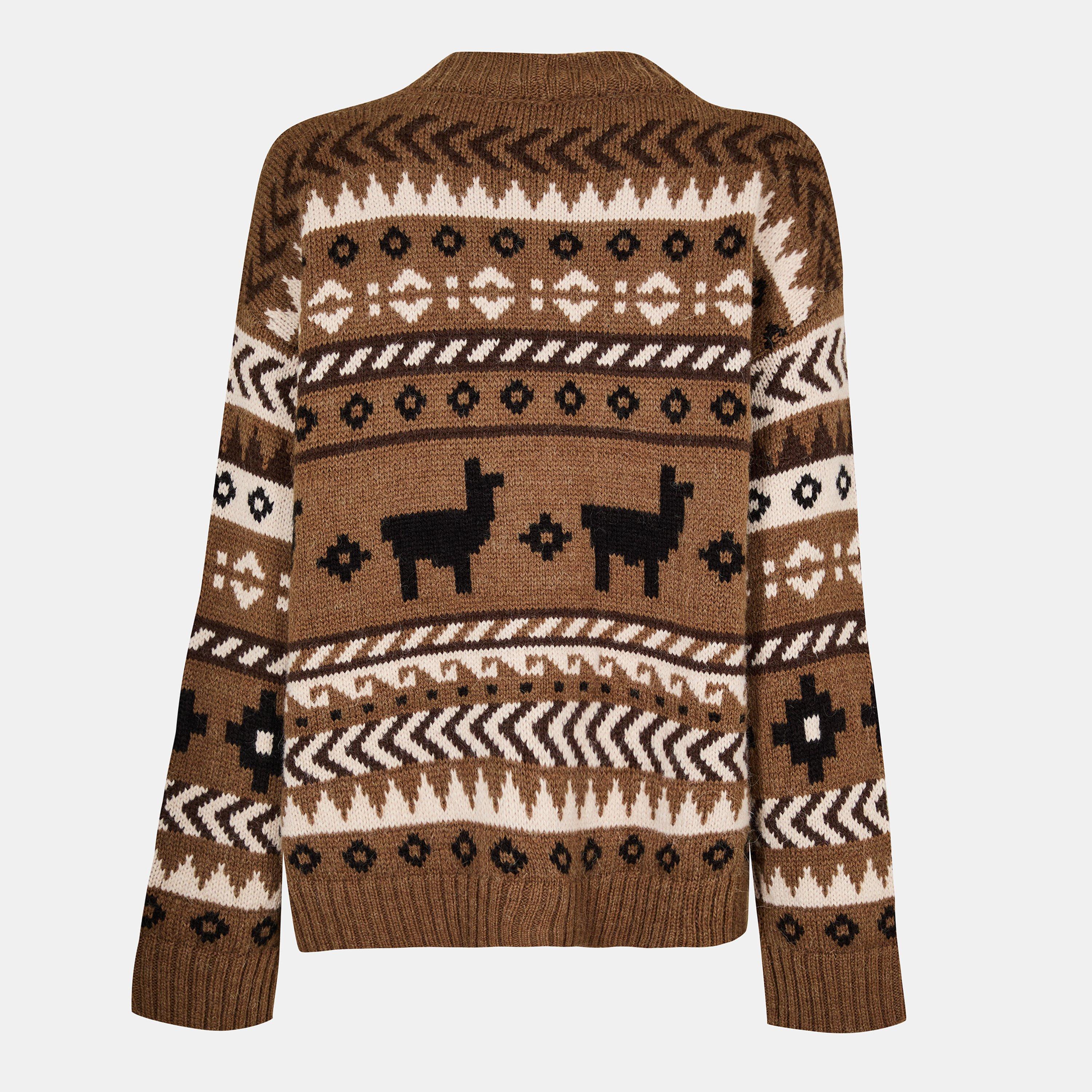 Camel - Weekend Max Mara - Women's Fine-Gauge Knit Button-Front Cardigan - 2