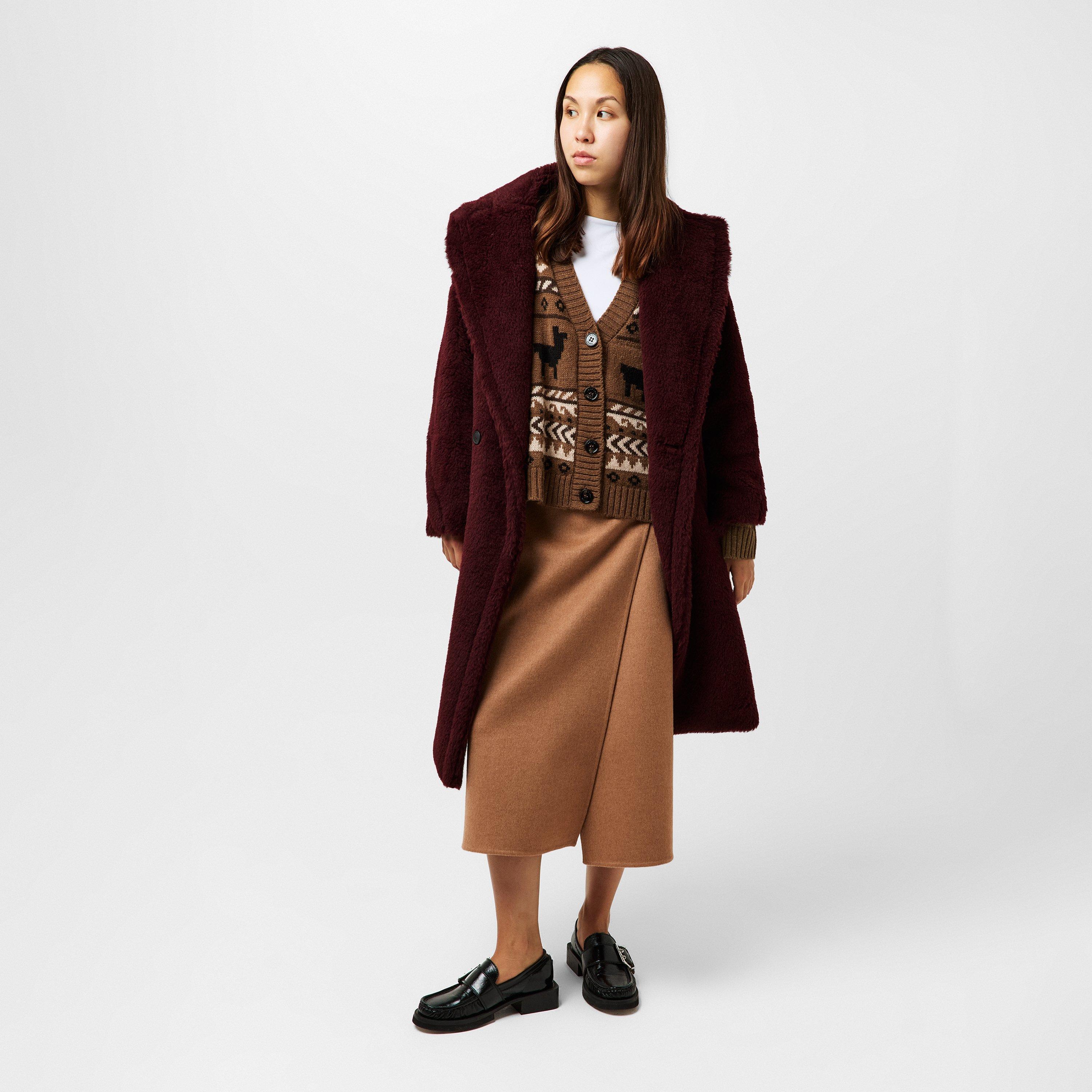 Camel - Weekend Max Mara - Women's Fine-Gauge Knit Button-Front Cardigan - 6