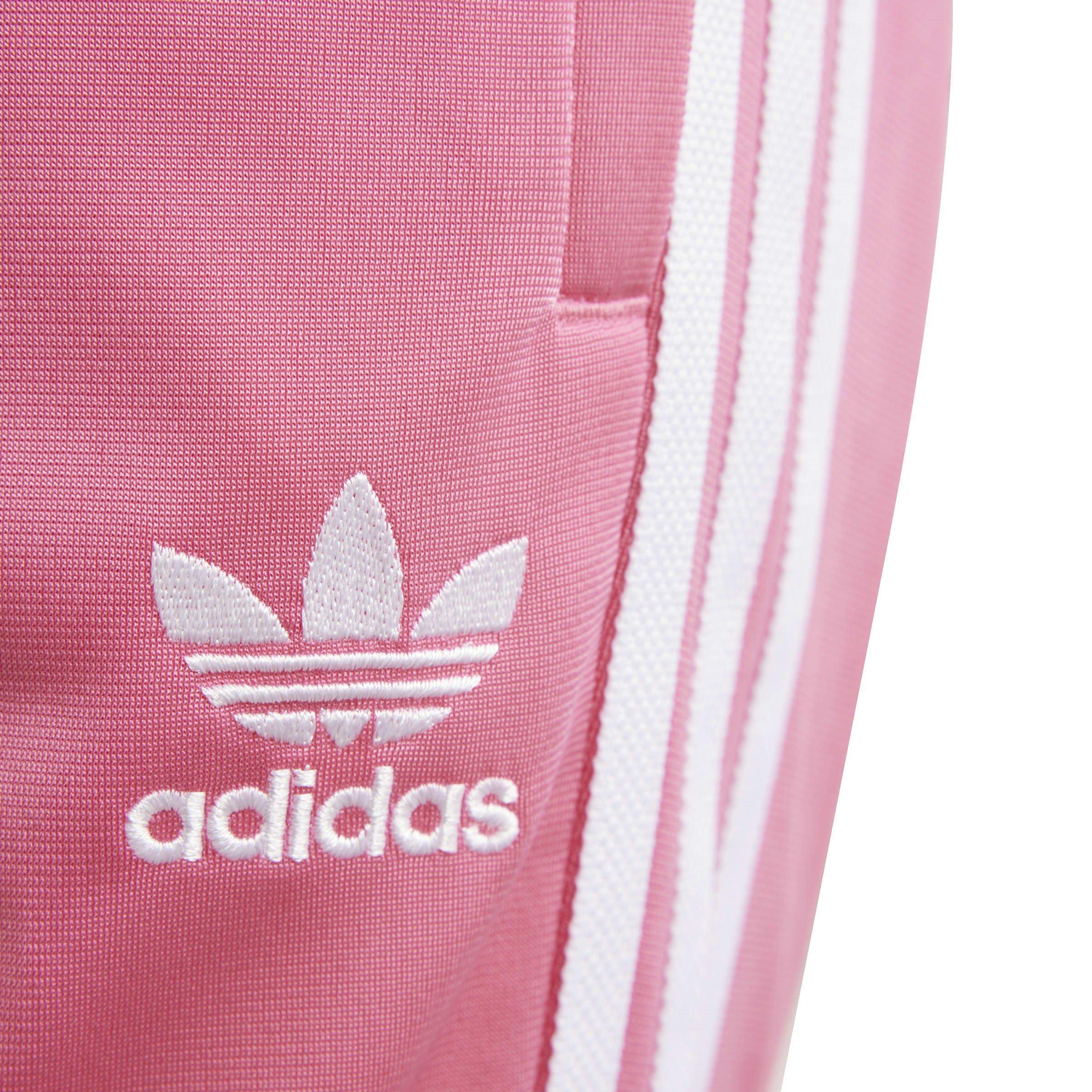 Pink - adidas Originals - Open Hem Poly Joggers - 4