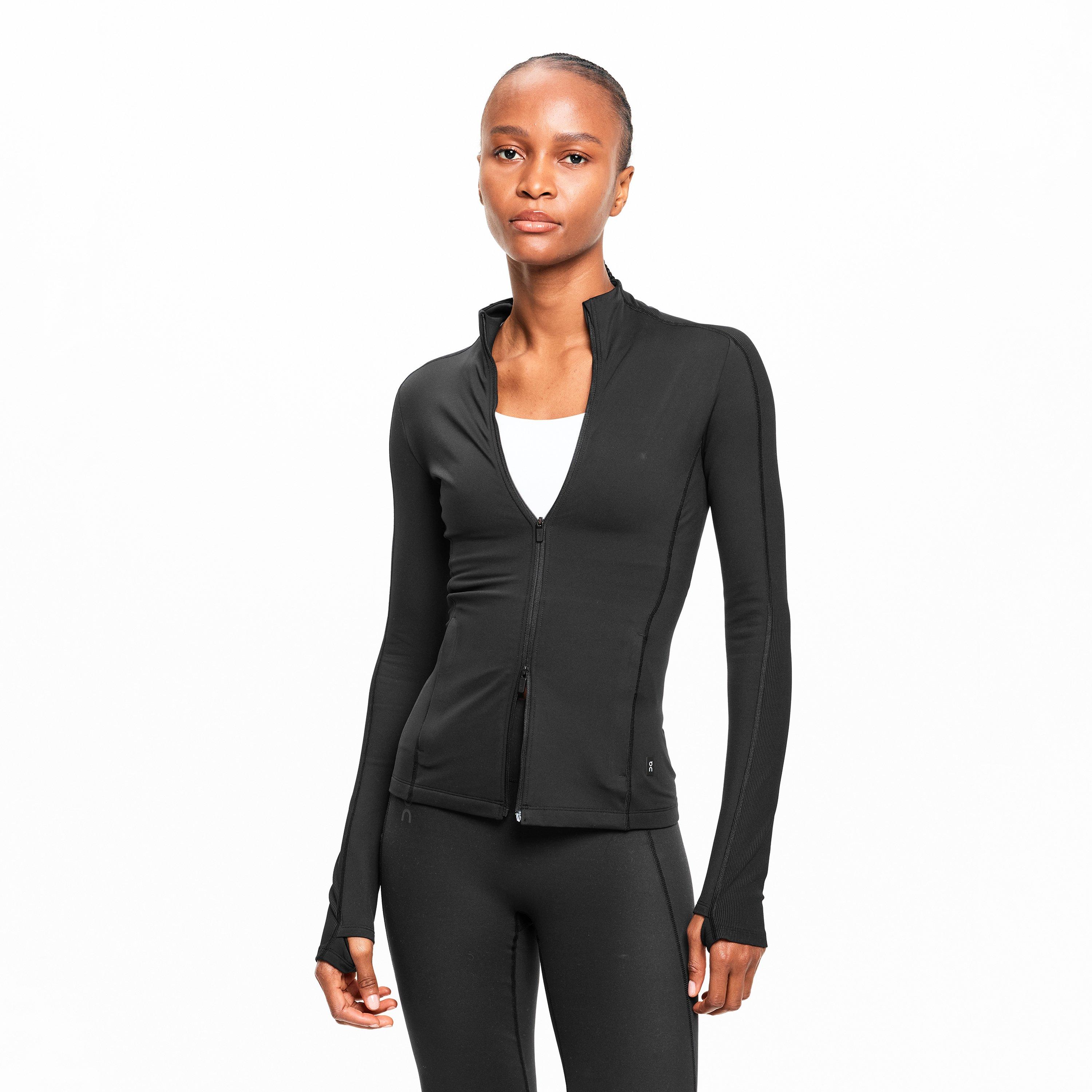 Black - On - Women's Studio Performance Tracksuit Top - 3