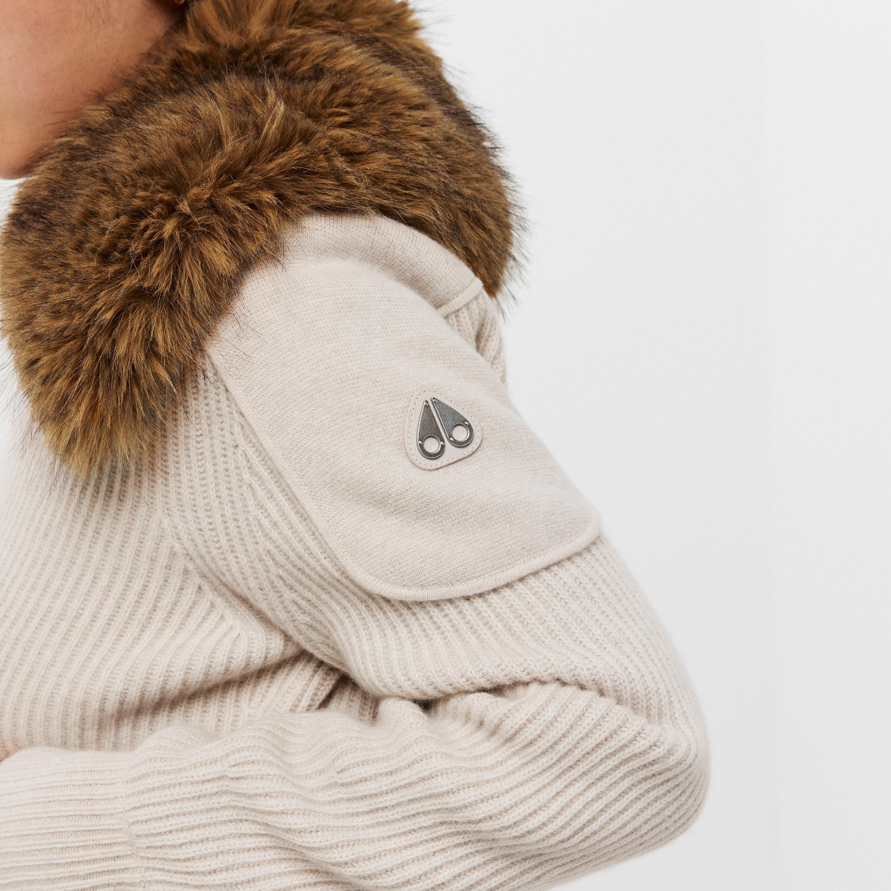 Alabaster Mel - Moose Knuckles - Women's Corina Zipped Cardigan - 5