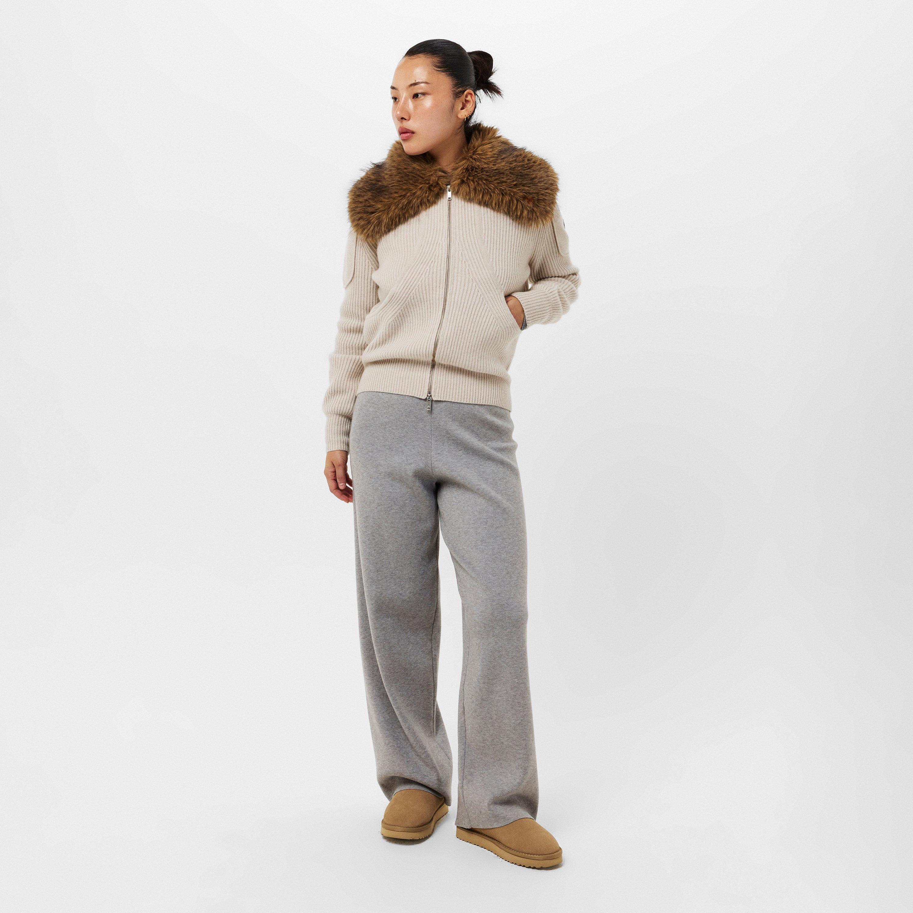 Alabaster Mel - Moose Knuckles - Women's Corina Zipped Cardigan - 6