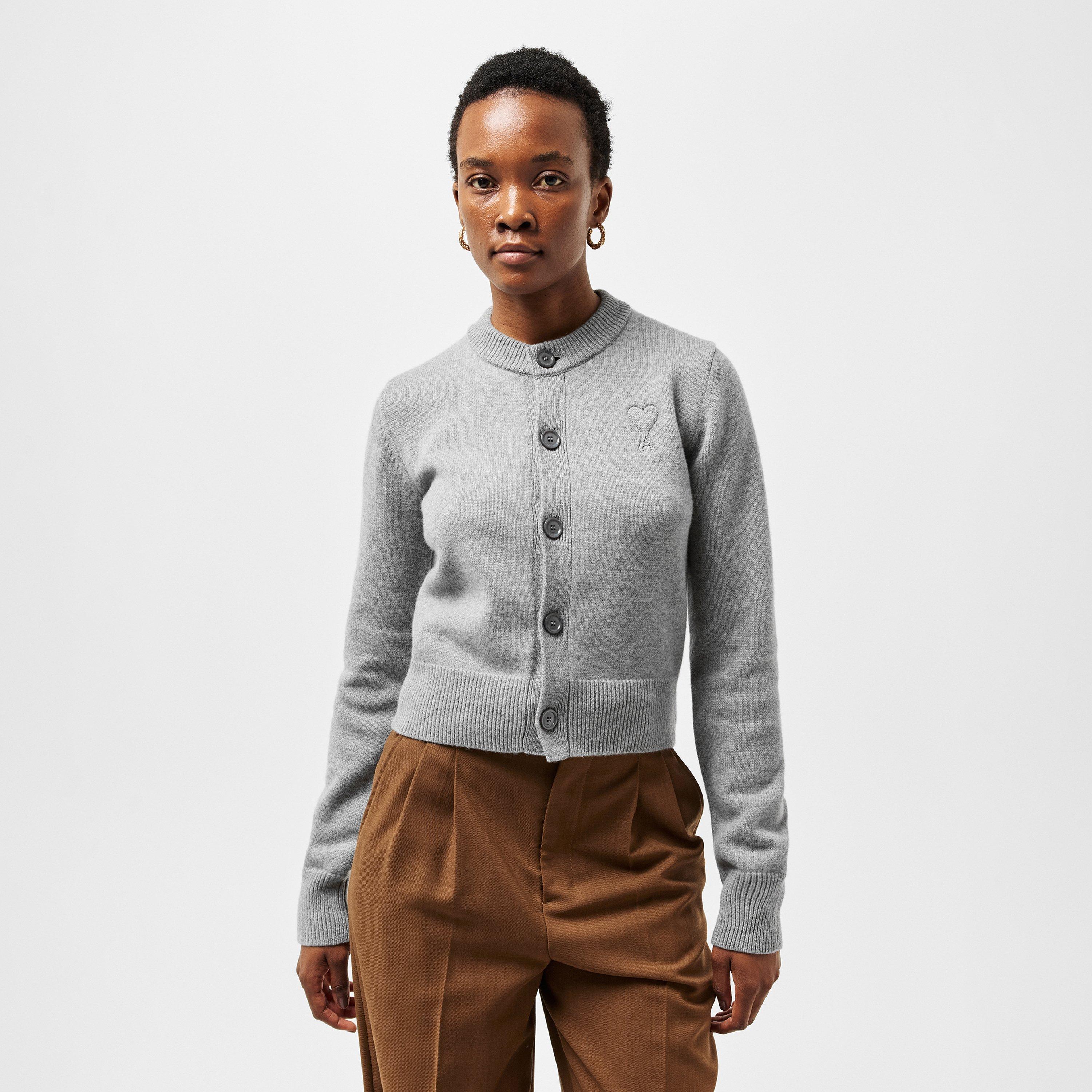 Gris - Ami Paris - Women's Cardigan - 3