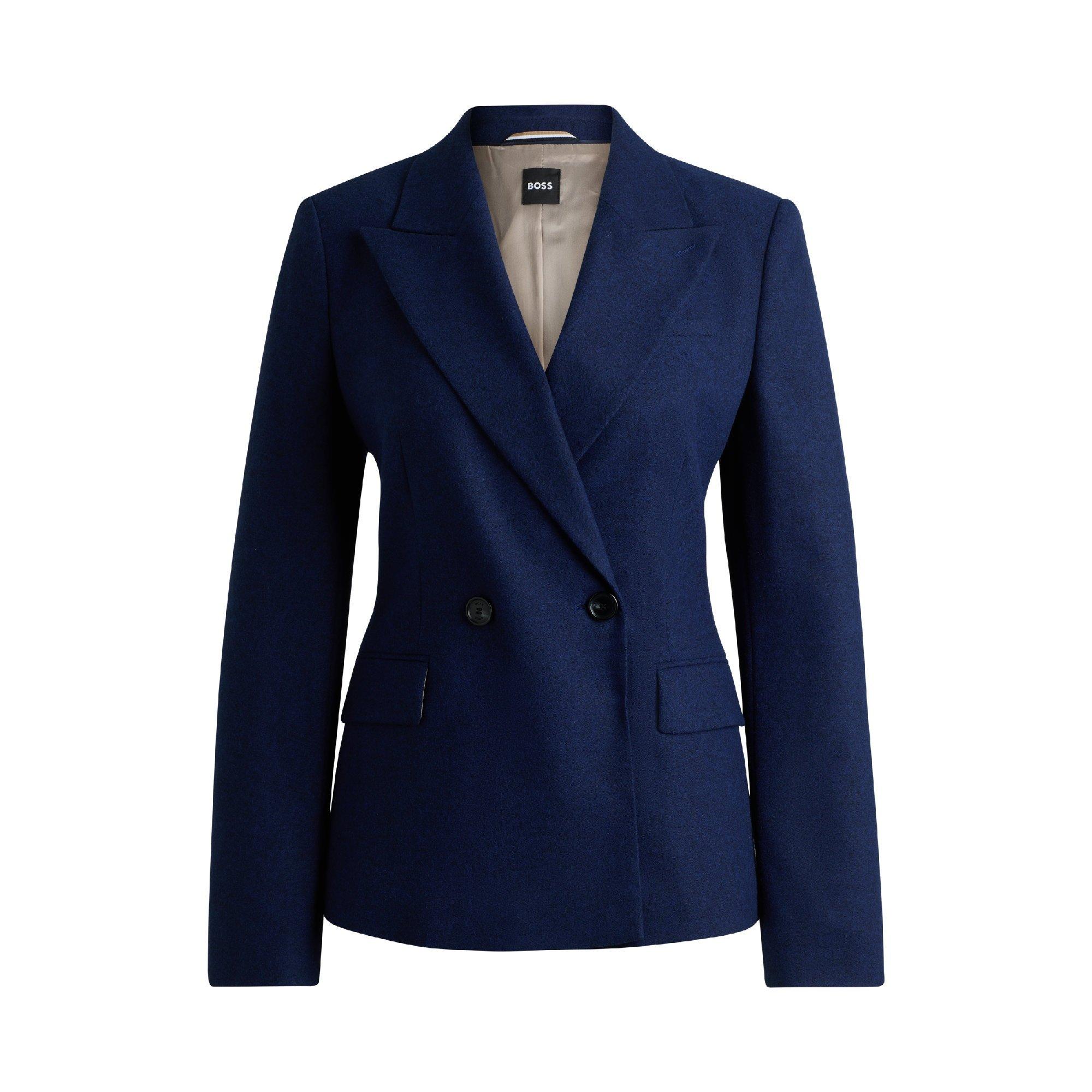 Open Blue - Boss - Women's Jia Double Breasted Formal Jacket - 1