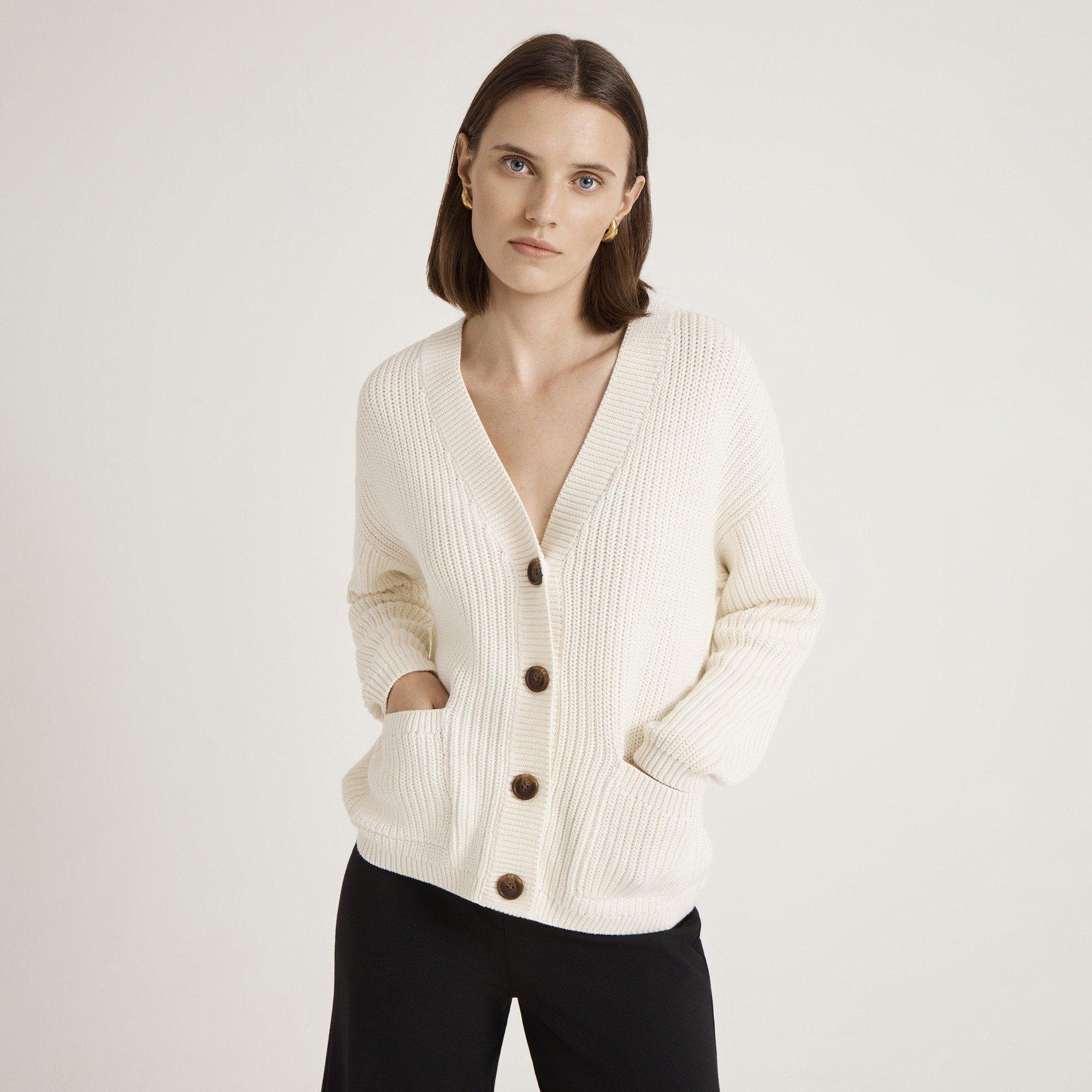 Finery Women's Estella Cardigan - Ivory - 14 (L)