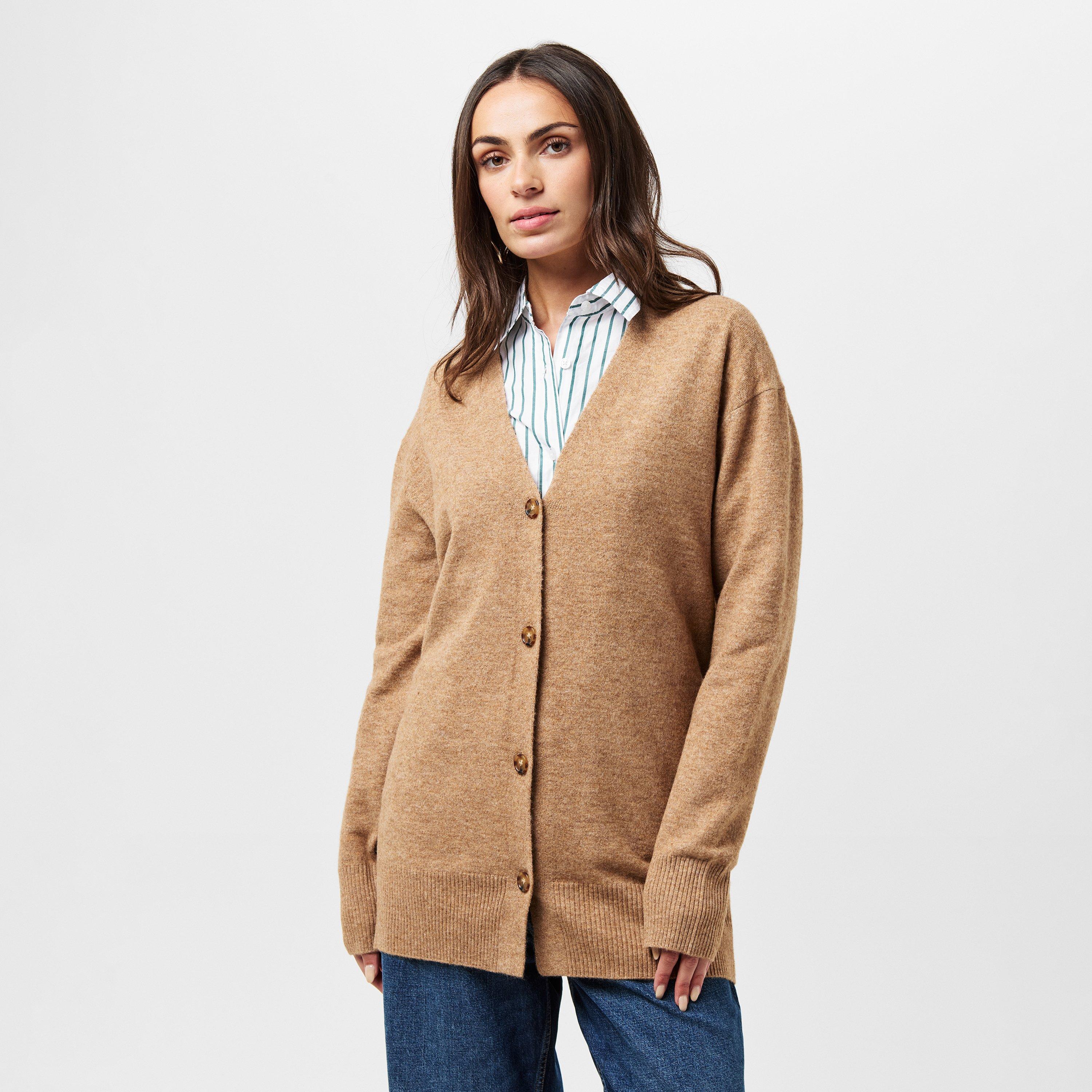 20-Tobacco Brow - French Connection - Women's Button-Down Cardigan - 3