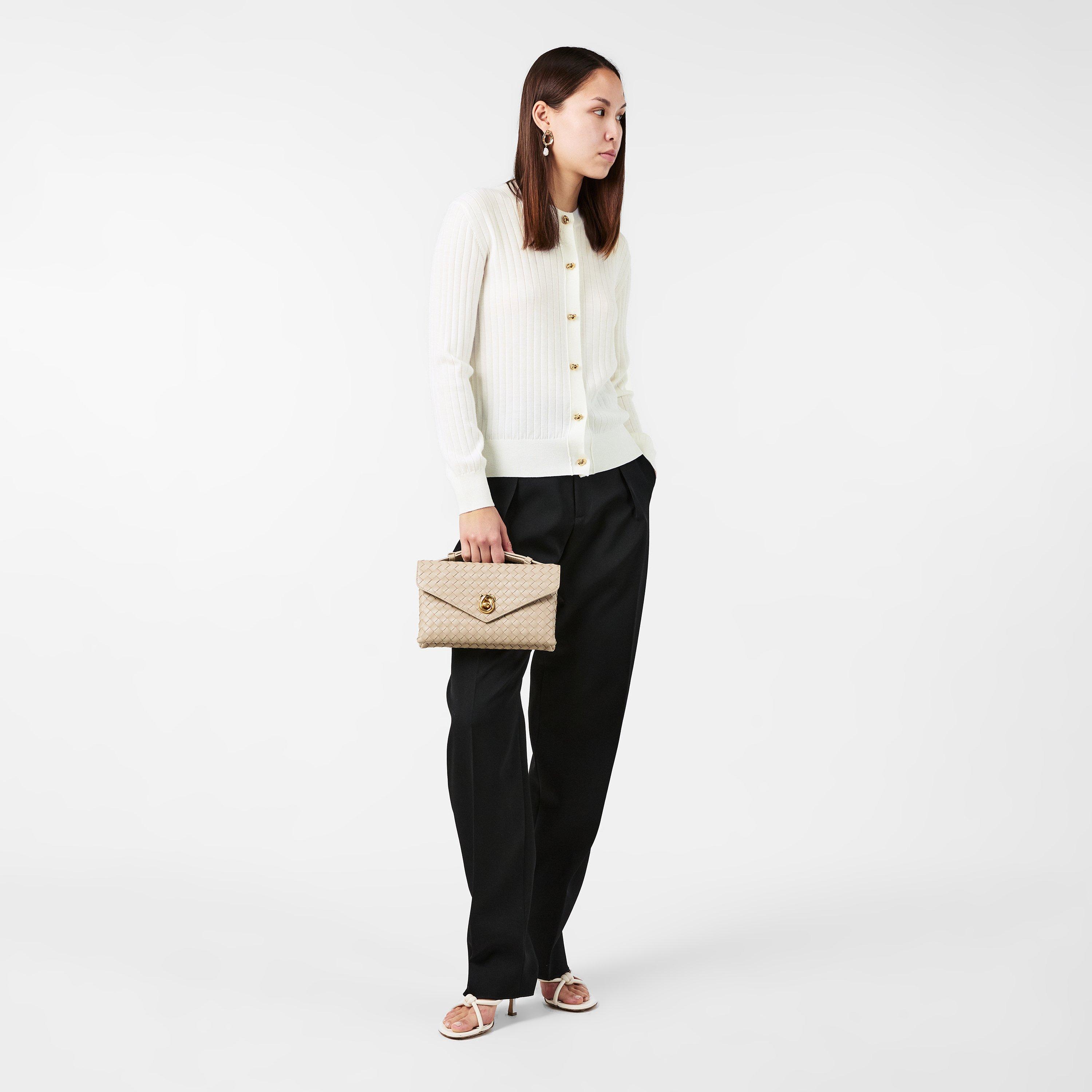 Chalk - Bottega Veneta - Knitted Wool Cardigan - 6