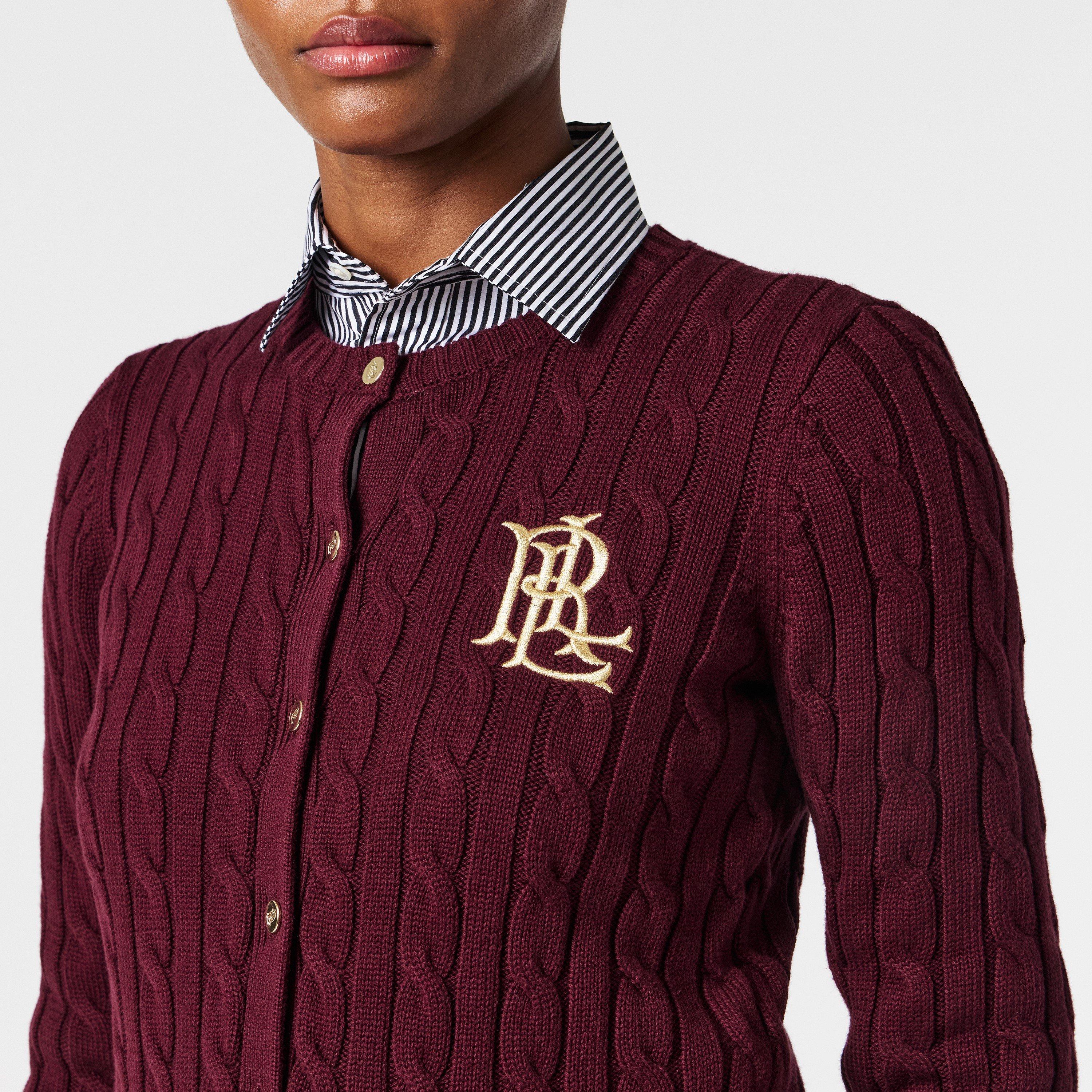 Dark Garnet - Lauren by Ralph Lauren - LRL Ralhan Cardi Ld61 - 5