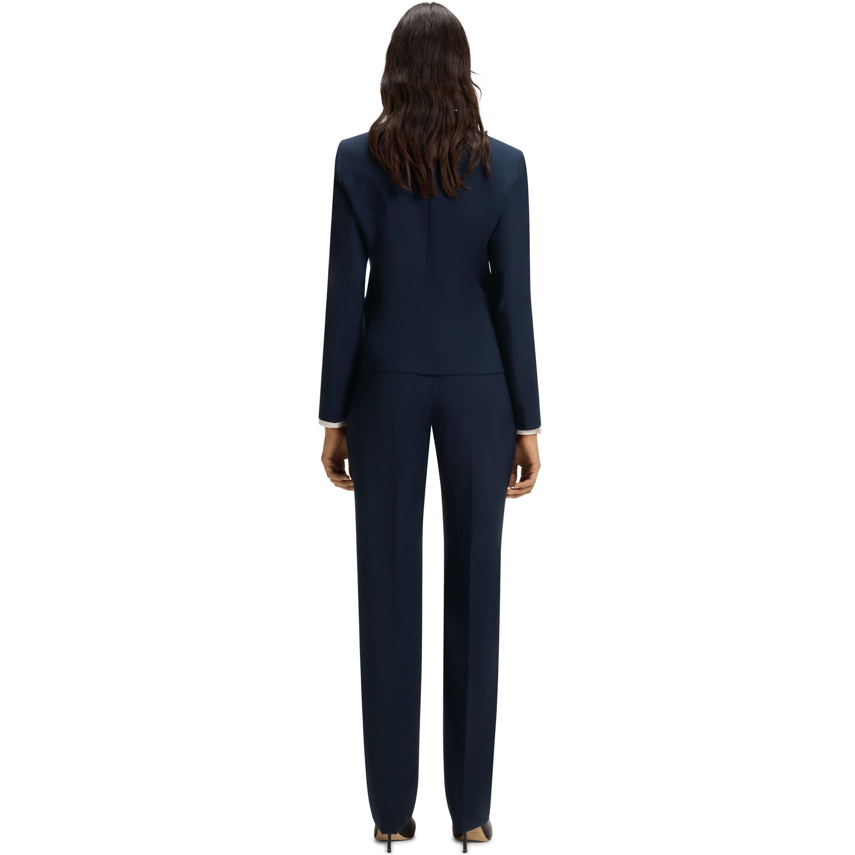 Dark Blue - Boss - Women's Jarua Formal Jacket - 3
