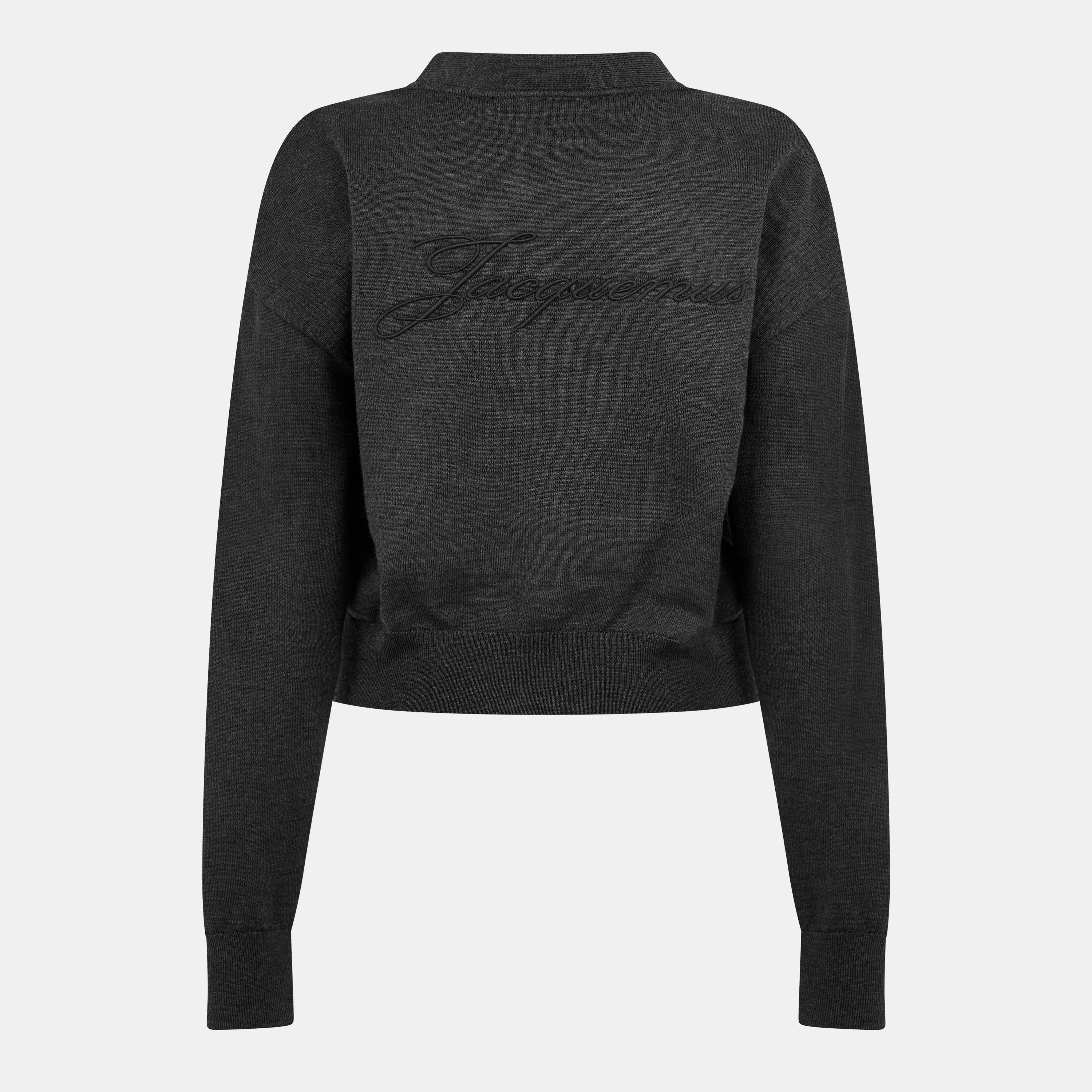 Dark Grey - Jacquemus - Women's Cardigan - 2