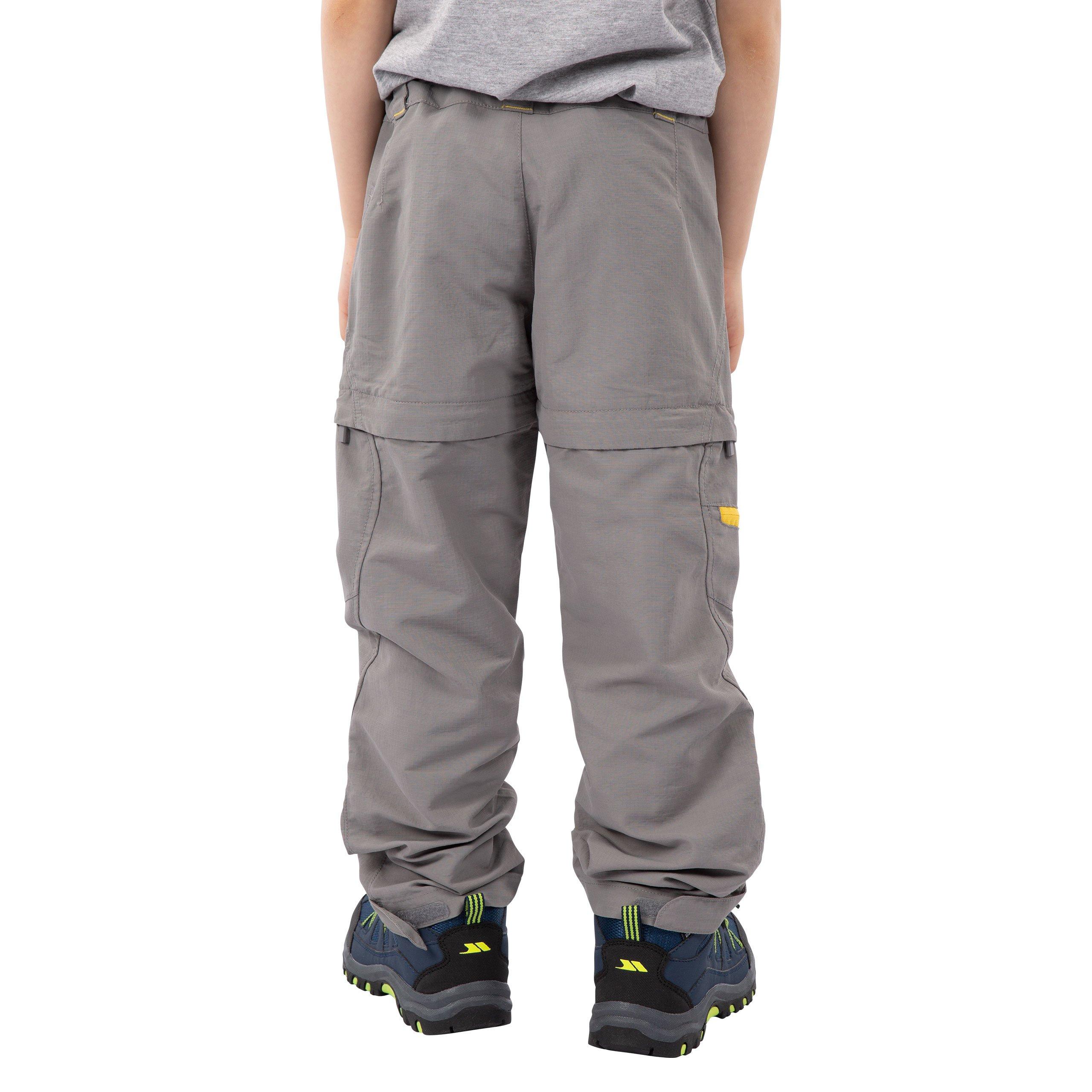 Storm Grey - Trespass - Kids' Defence Walking Trousers - 4