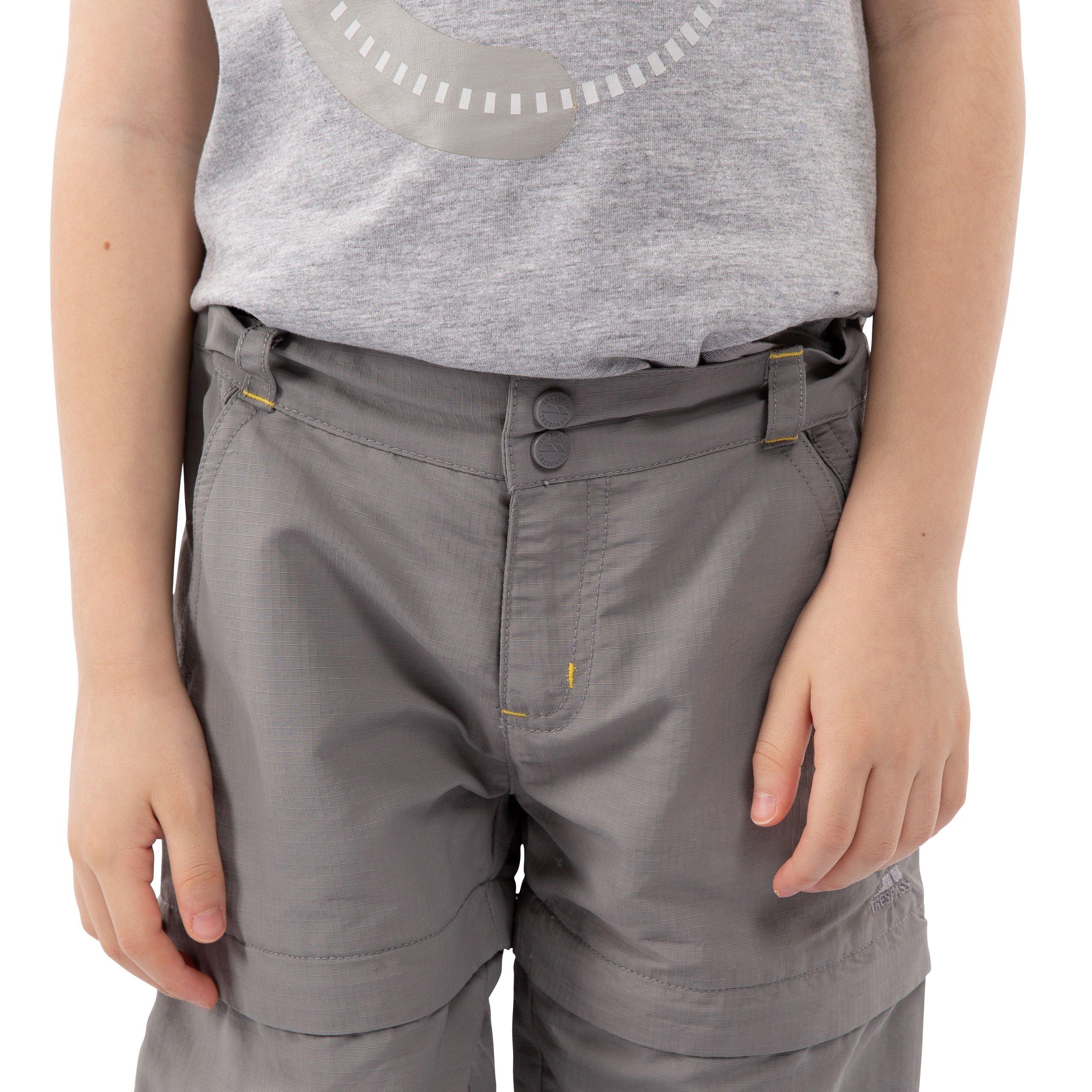 Storm Grey - Trespass - Kids' Defence Walking Trousers - 6