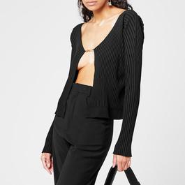 Jacquemus La Maille Pralu Longue Cardigan Top