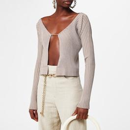 Jacquemus La Maille Pralu Longue Cardigan Top