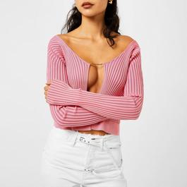 Jacquemus La Maille Pralu Longue Cardigan Top