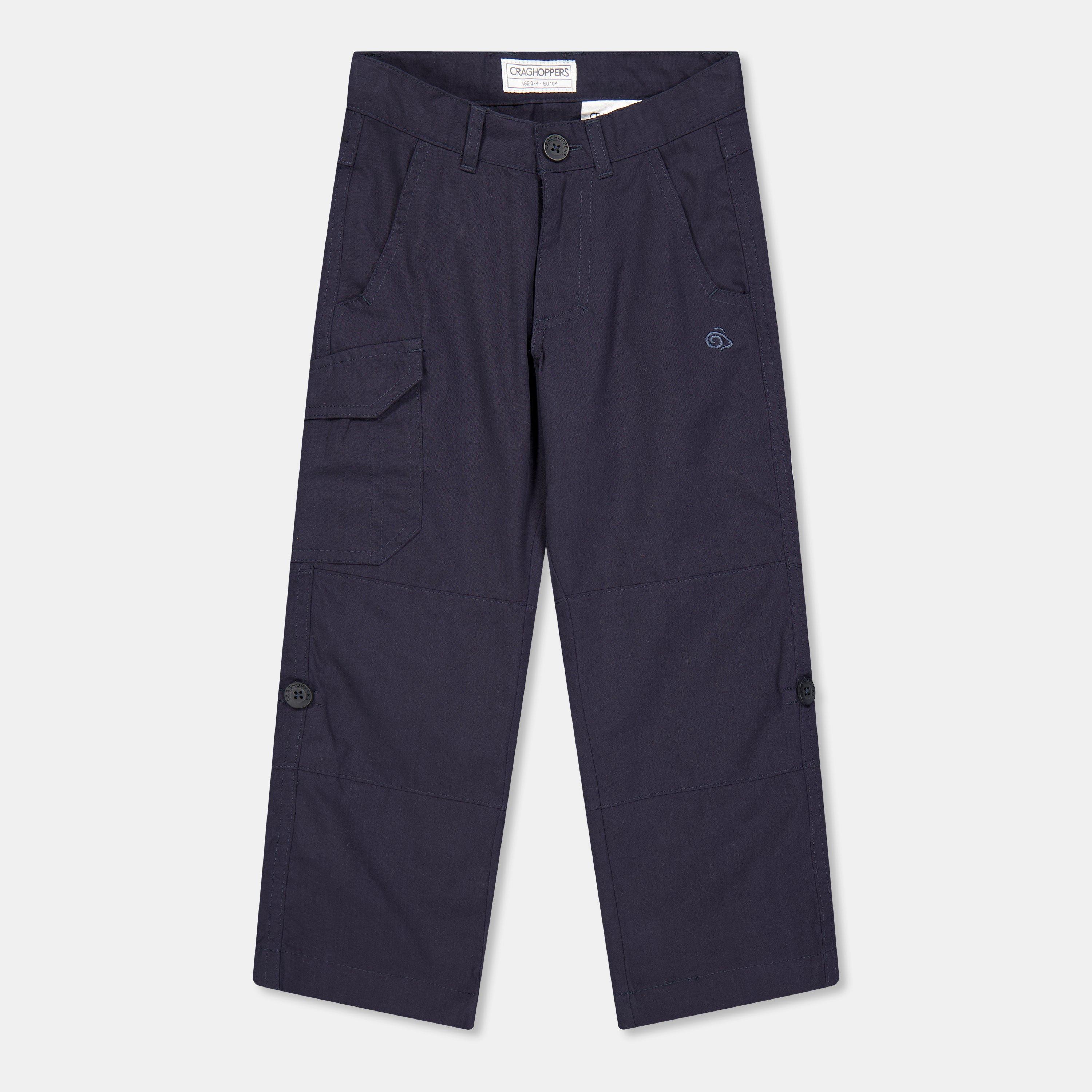 DK Navy - Craghoppers - Unisex Kids' Crag Kiwi Walking Trousers - 1