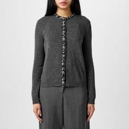 Valentino Embellished Wool Cardigan