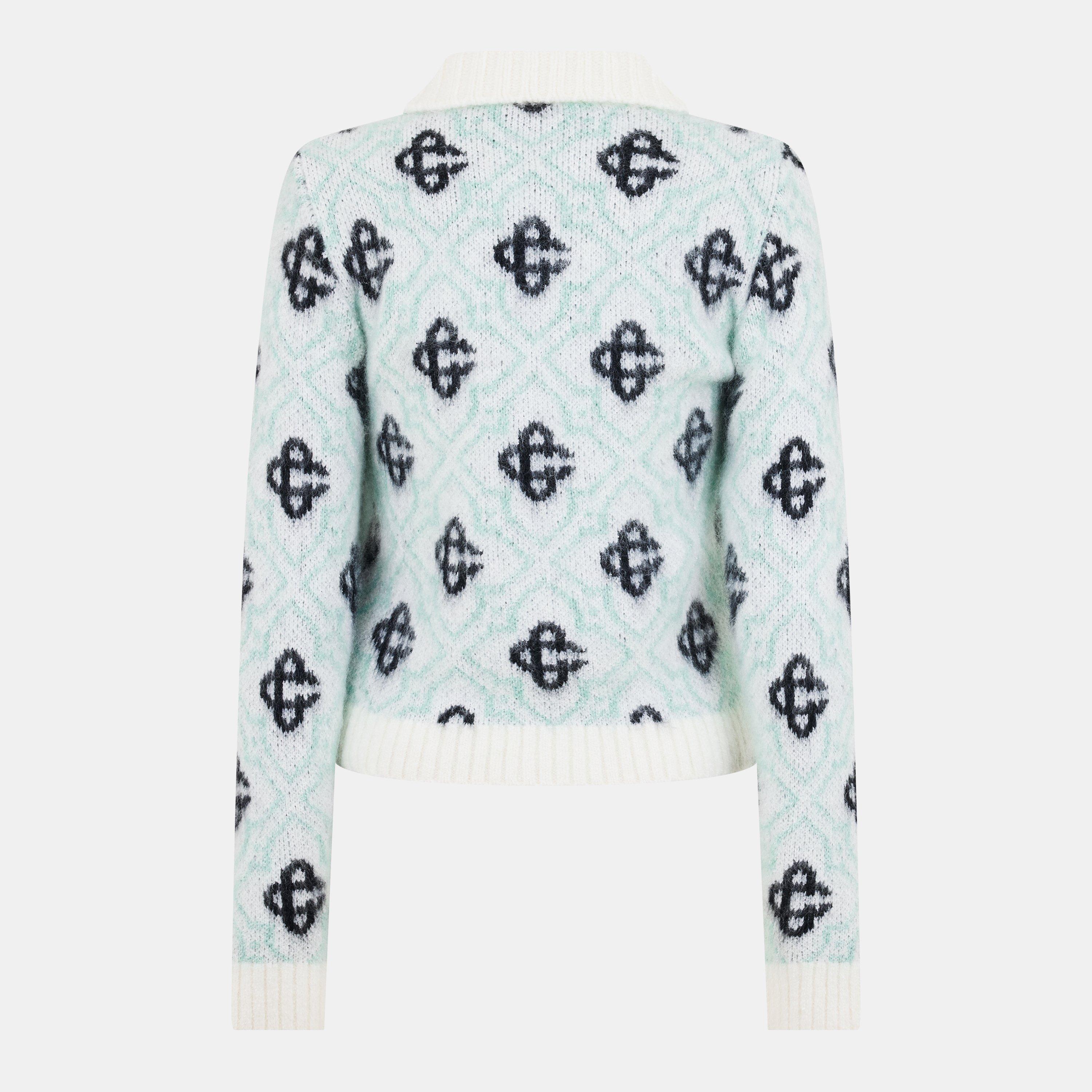 Multi - Casablanca - Women's Casa Mono Zip-Up Cardigan - 2