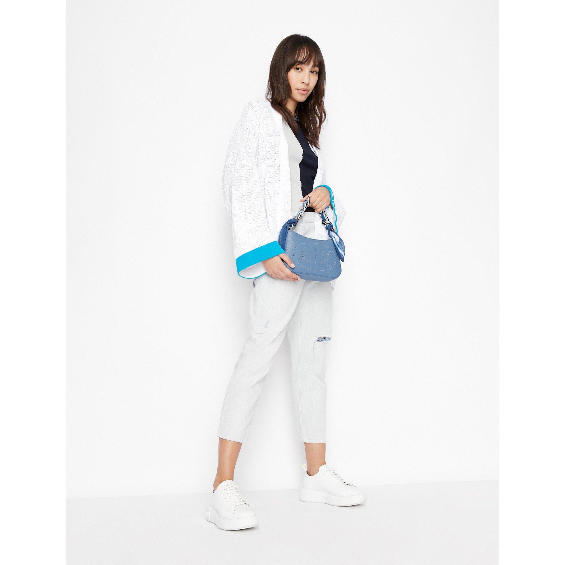 Opt.White - Armani Exchange - Logo Kimono Cardigan - 3