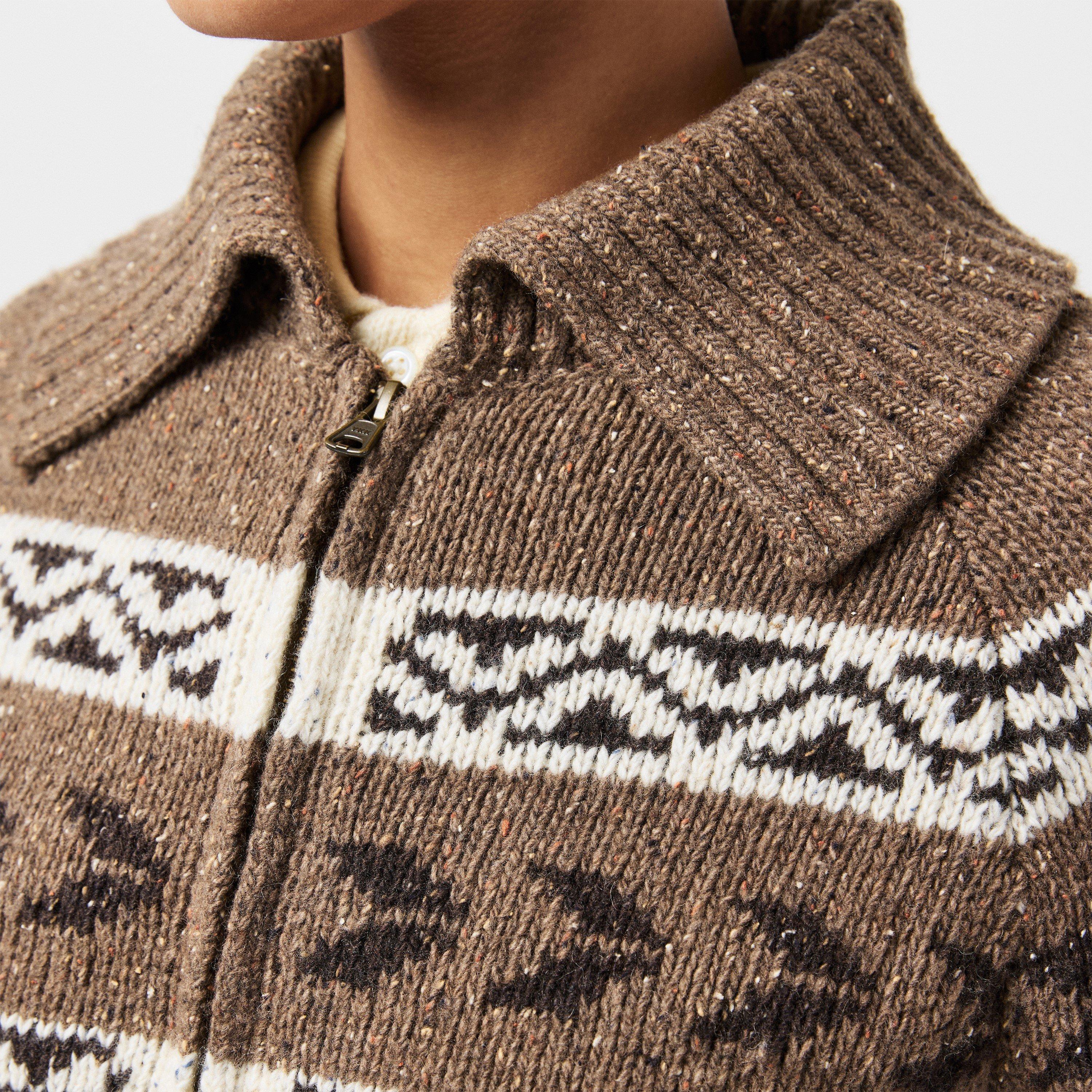 brown Geo - Levis - Women's Waverly Cardigan - 5