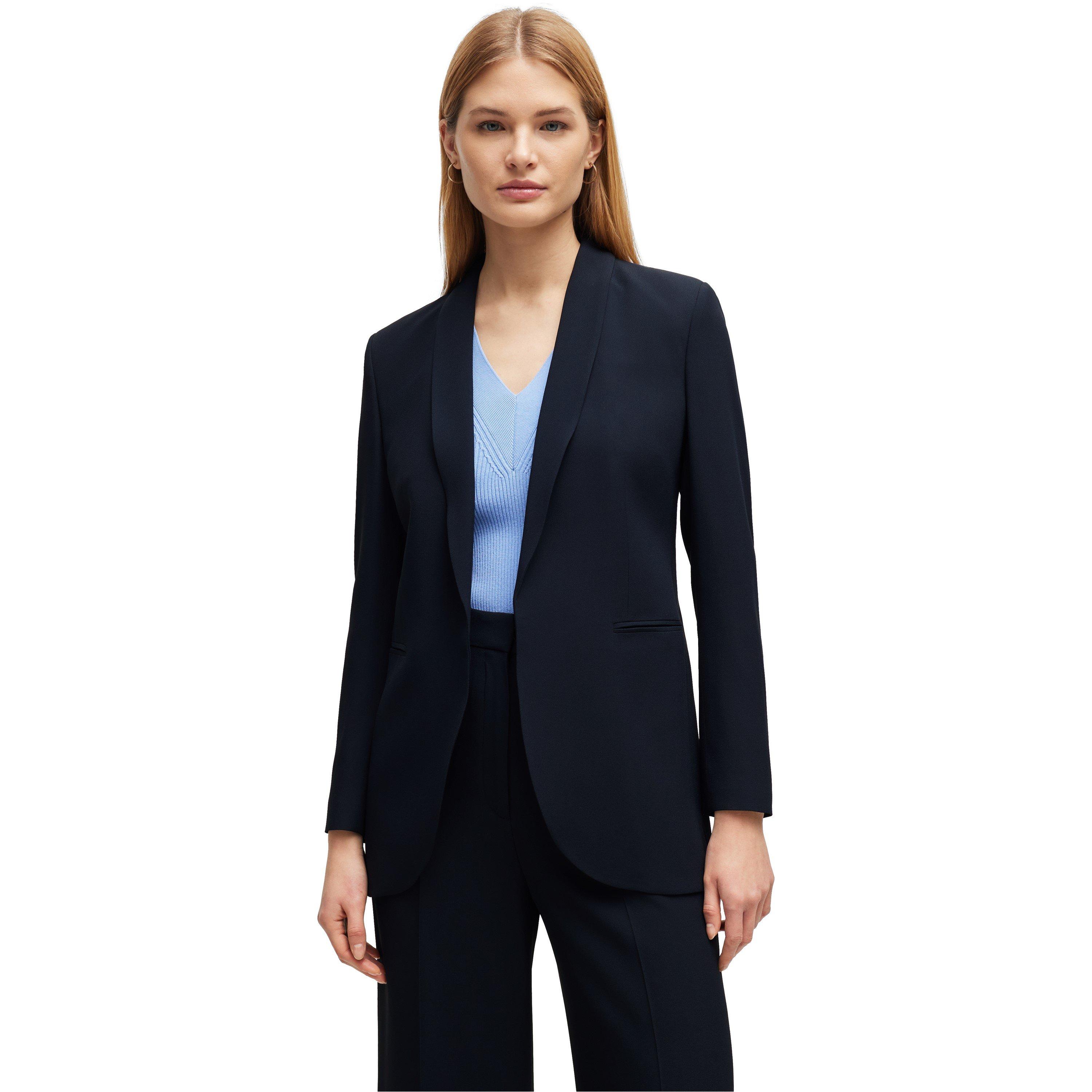 Dark Blue - Boss - Women's Jirea Tailored Formal Jacket - 2
