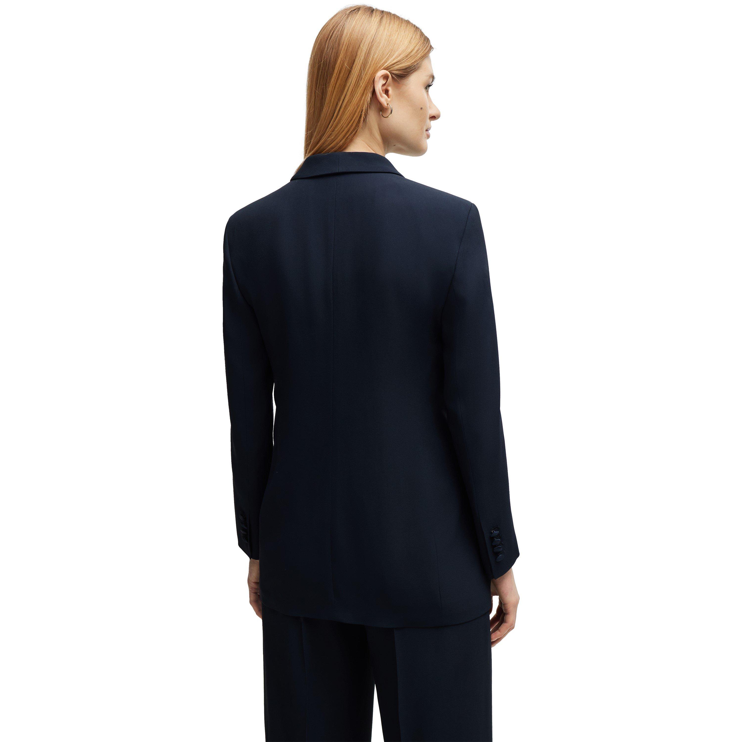 Dark Blue - Boss - Women's Jirea Tailored Formal Jacket - 3