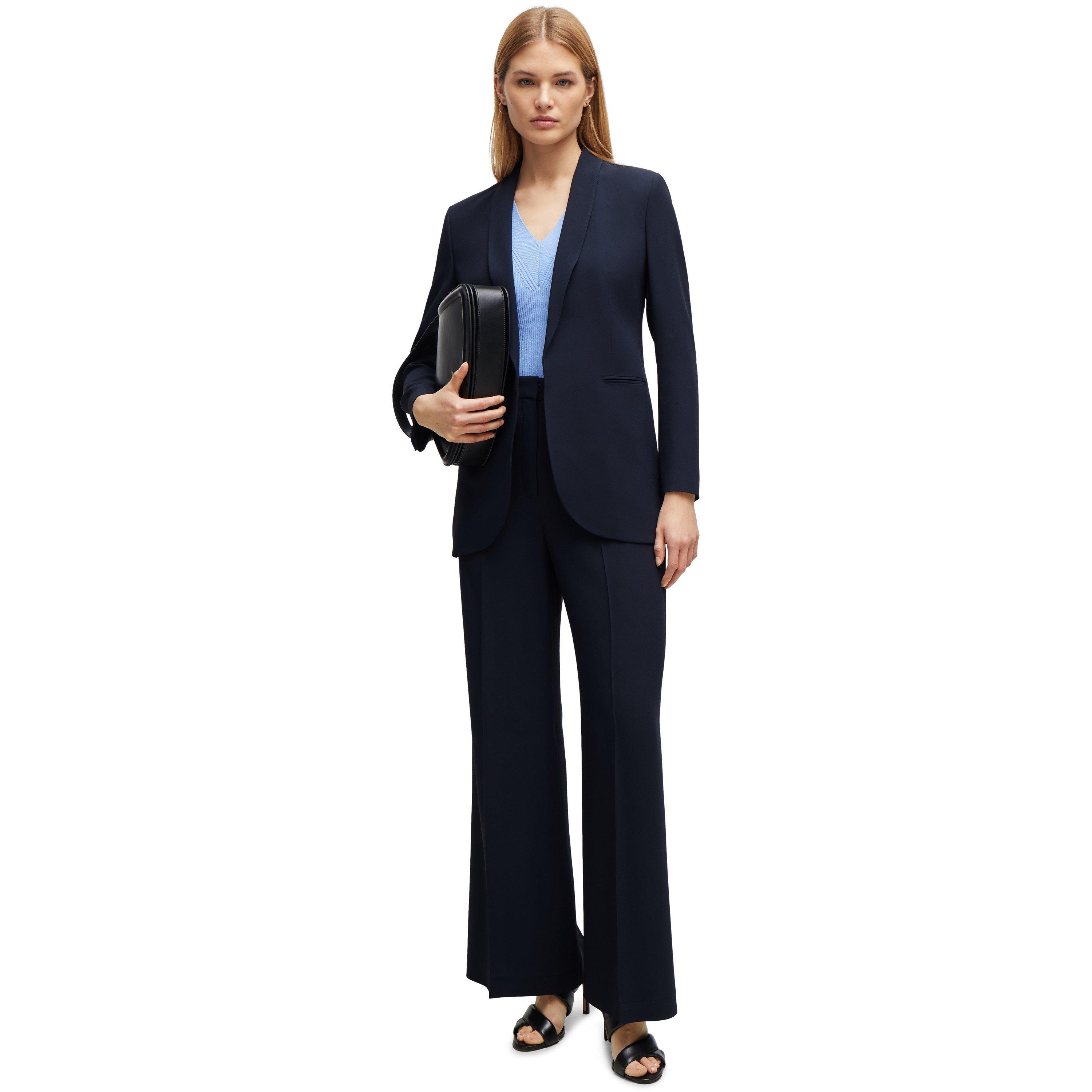 Dark Blue - Boss - Women's Jirea Tailored Formal Jacket - 6