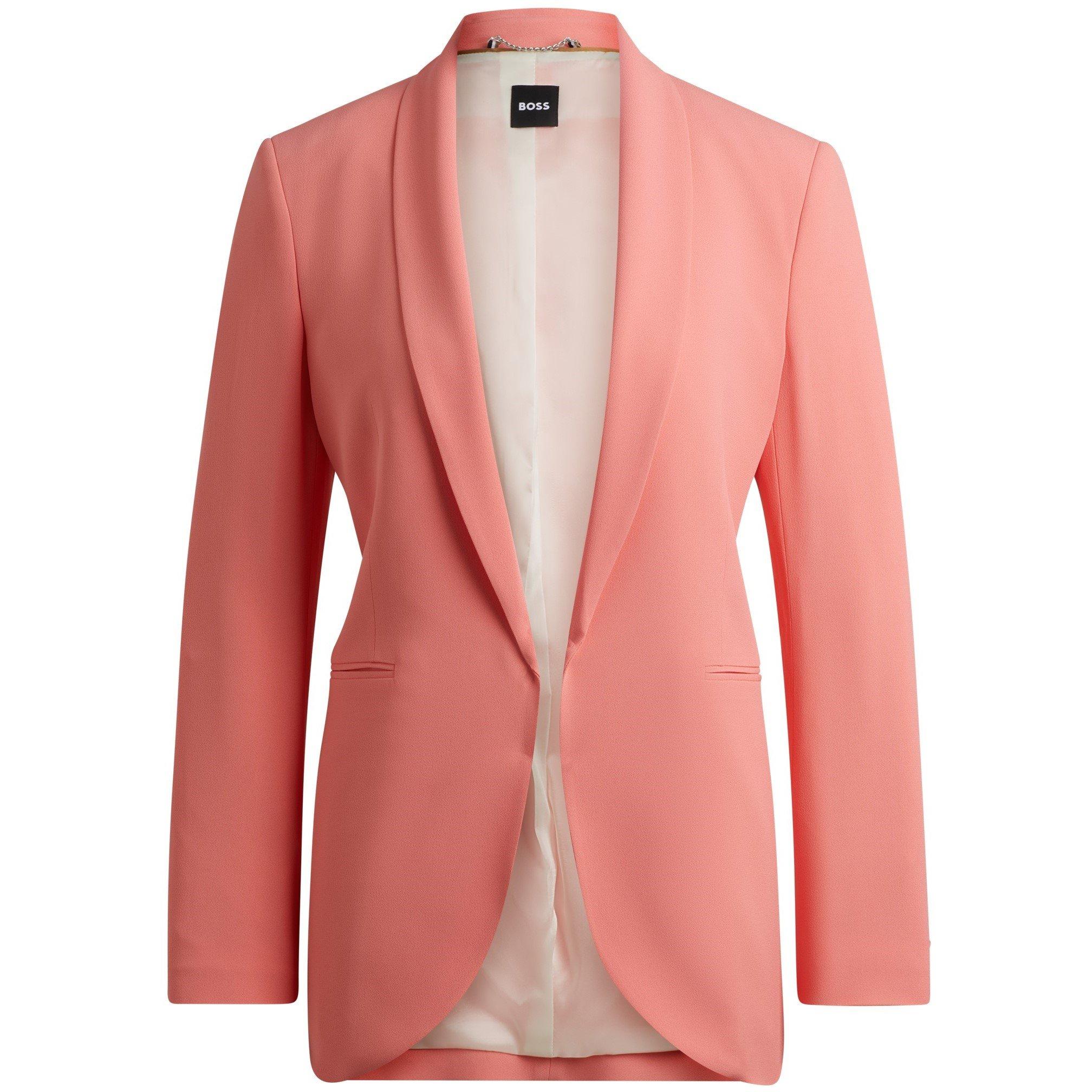 Boss Women's Jirea Tailored Formal Jacket - Open Purple - 10 (M)