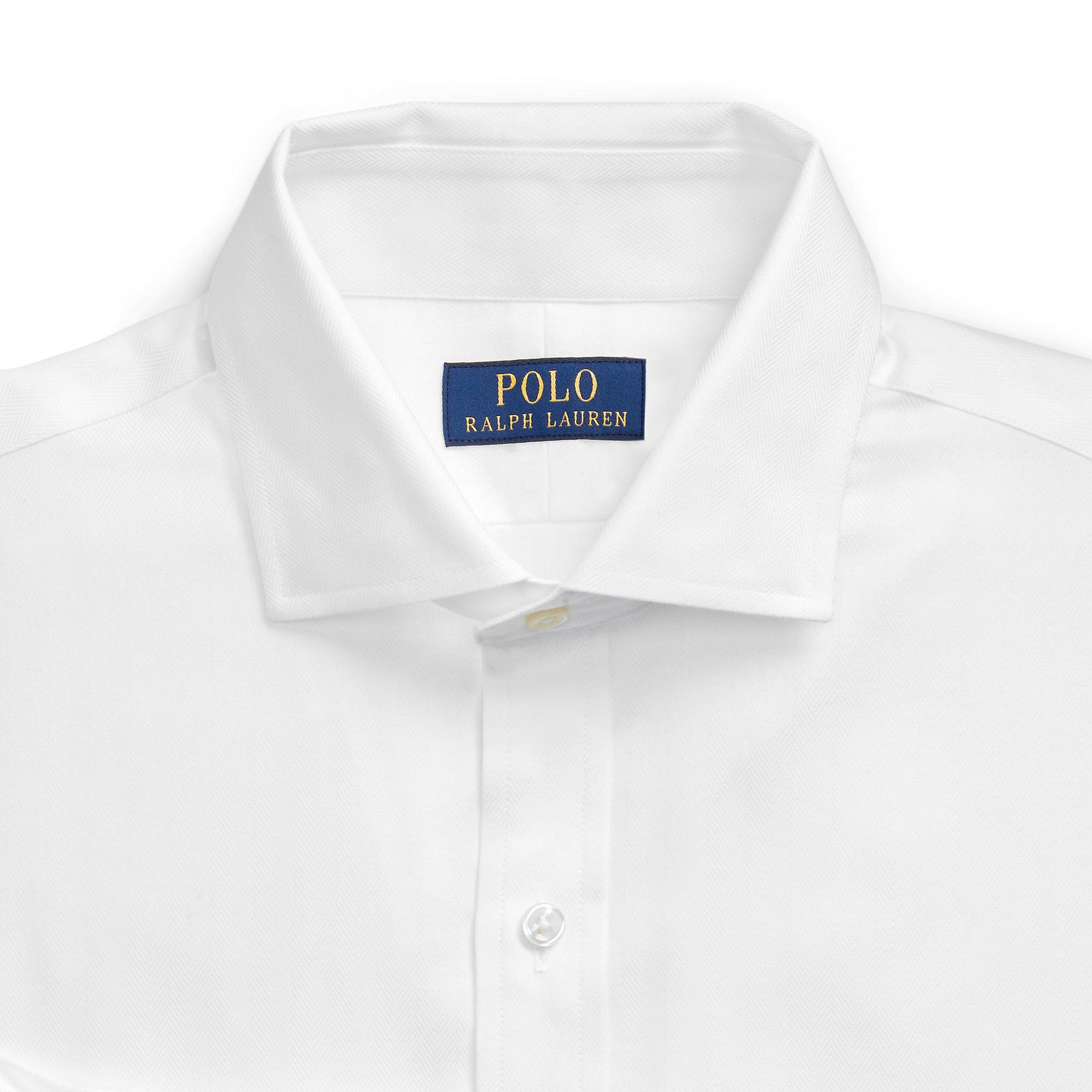 White - Polo Ralph Lauren - Men's Long Sleeve Tailored Fit Oxford Shirt - 6