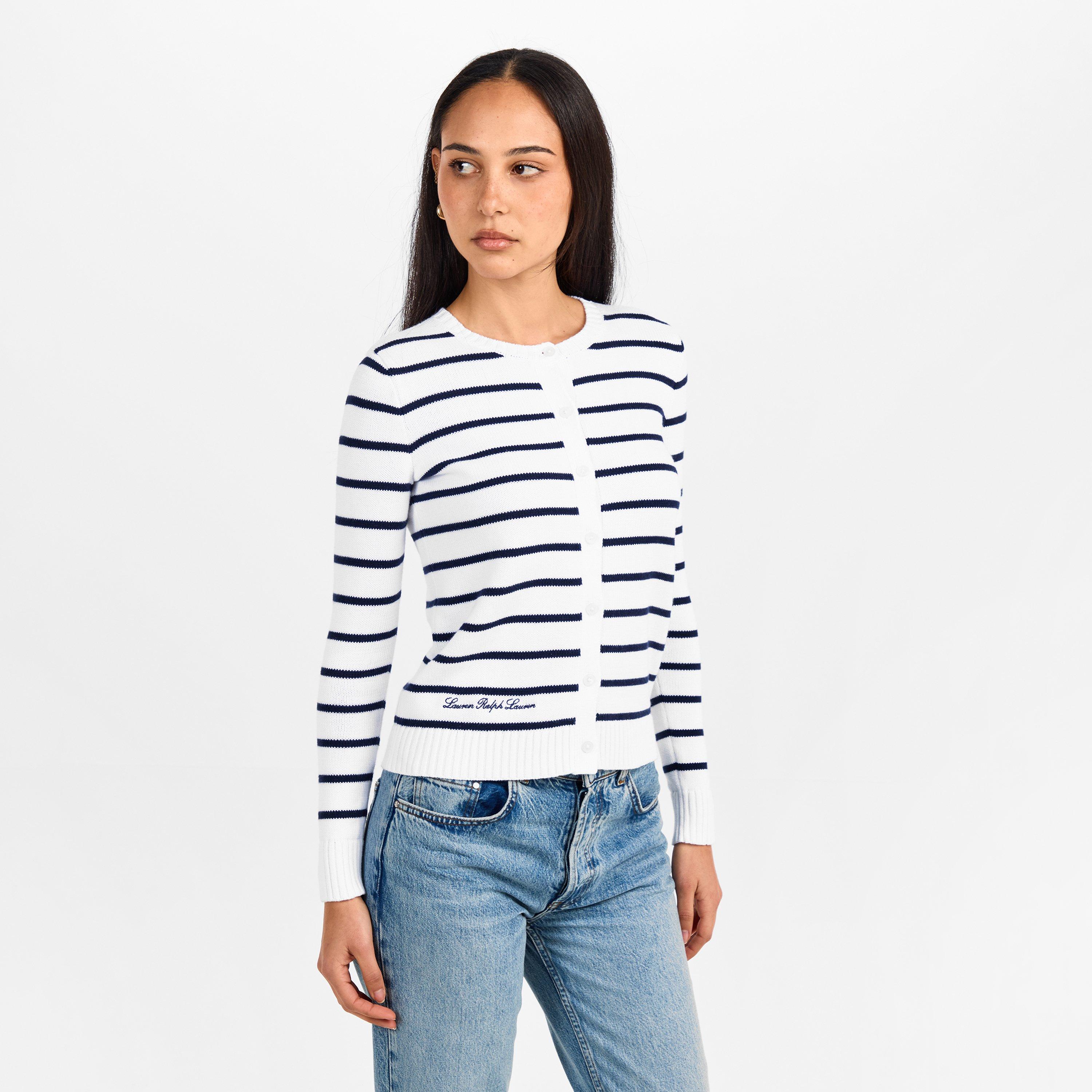 White/Navy - Lauren by Ralph Lauren - LRL Ralhan Strp Cdi Ld61 - 3