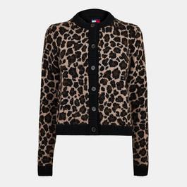 Tommy Jeans Women's Leopard Cardigan