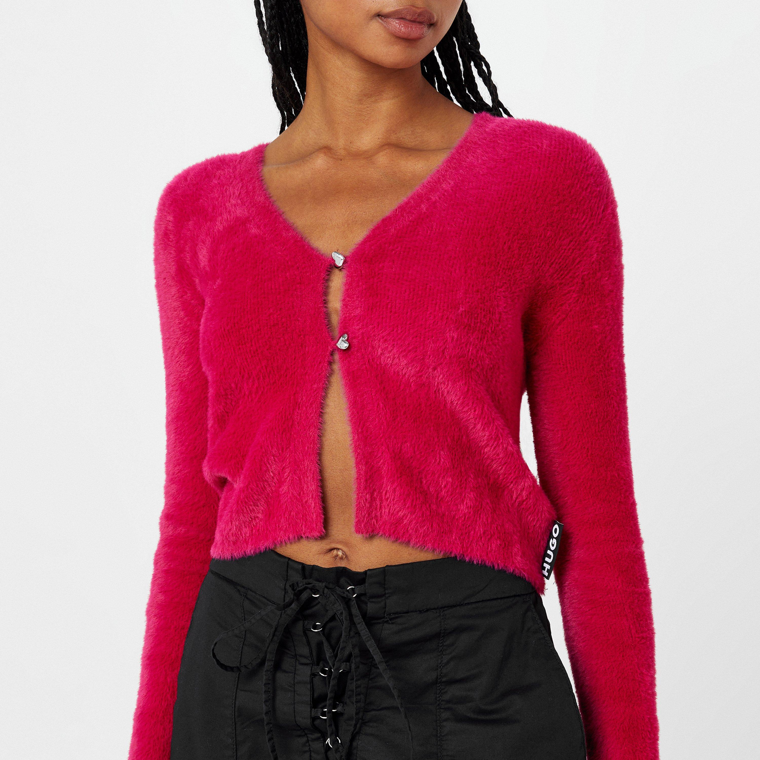 Med Pink 663 - Hugo - Women's Cardigan - 5