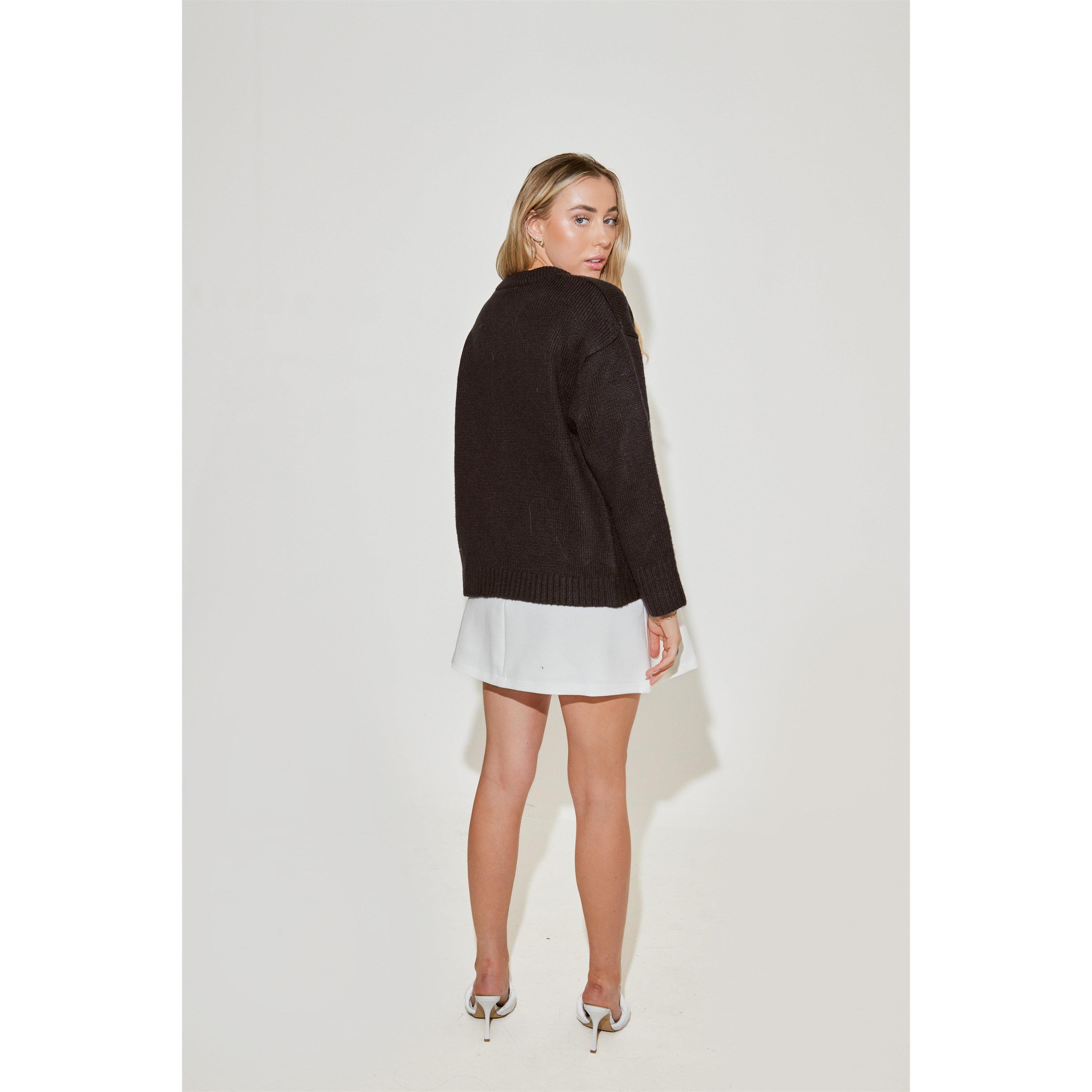 Navy - Odd Muse - The Ultimate Muse Knitted Cardigan - 2