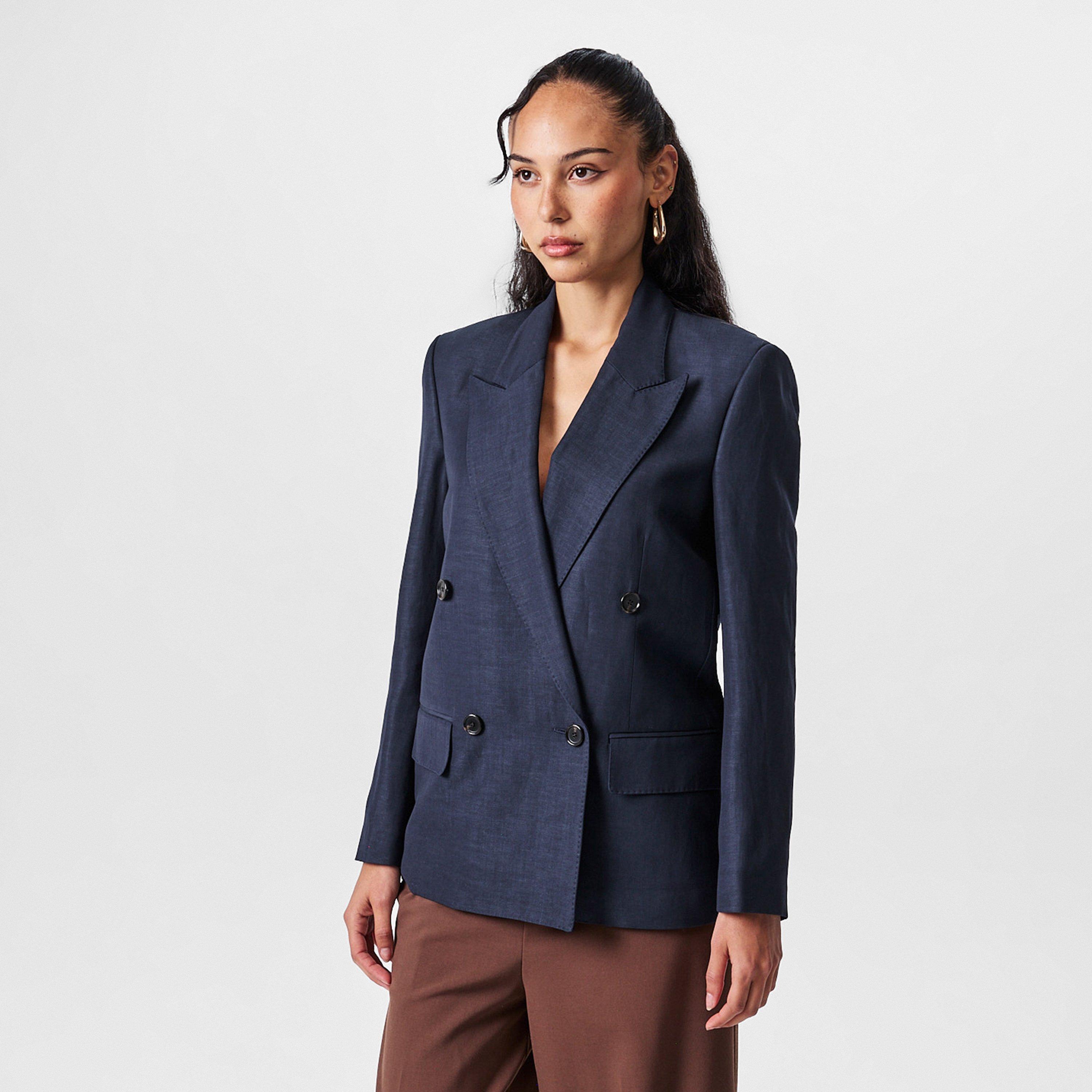 Dark Blue - Boss - Japelara Formal Style Jacket - 3
