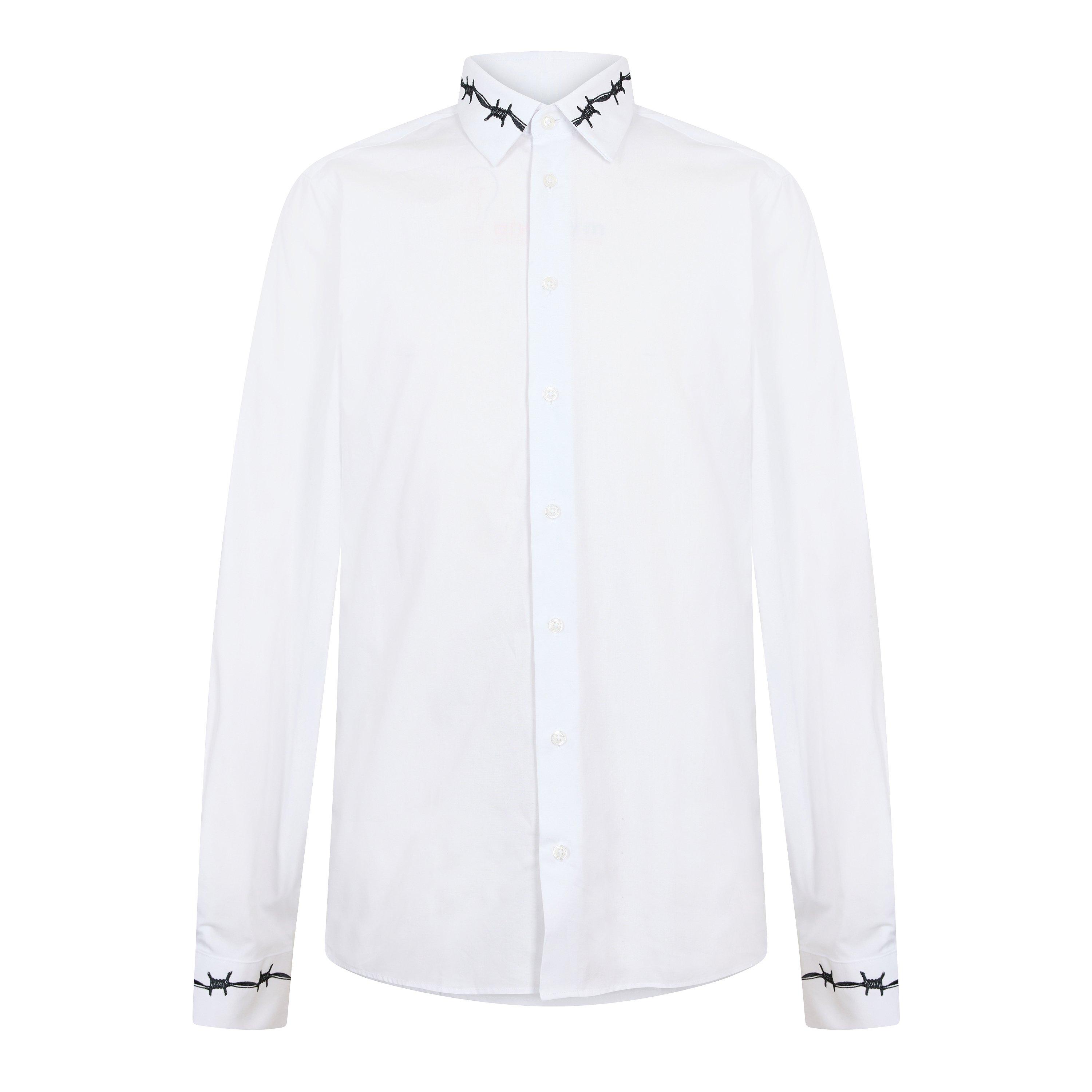 Criminal Damage CriminalDamage Barb Emb Shirt Mens