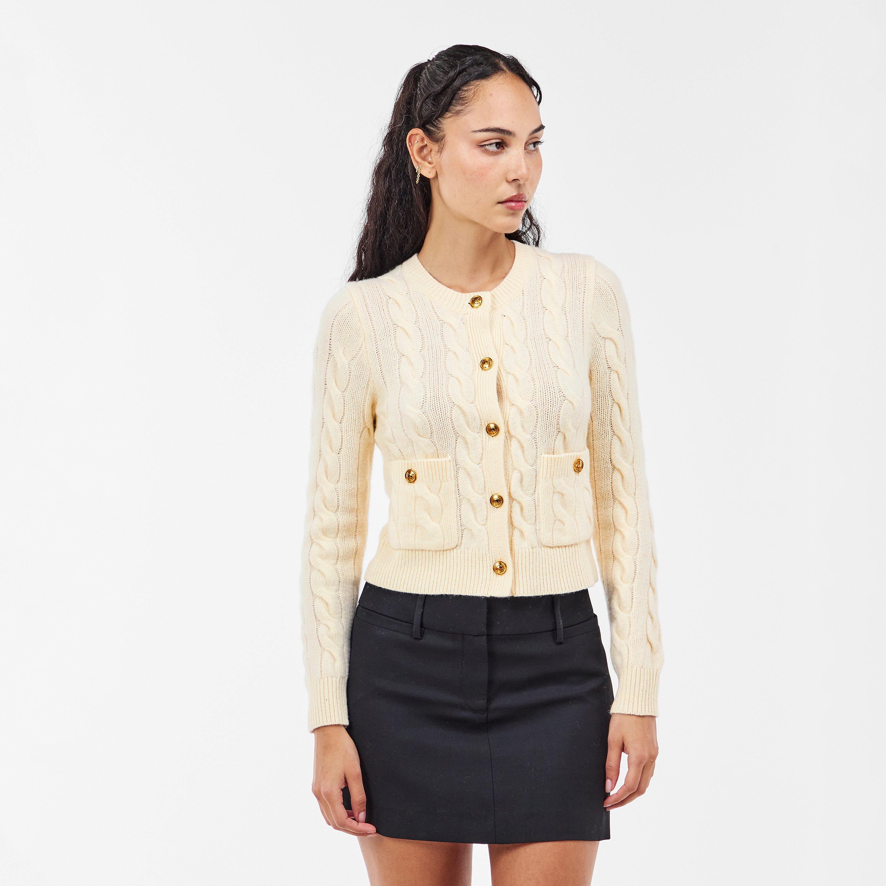 Authentic Cream - Polo Ralph Lauren - Women's Cable Cardigan - 3