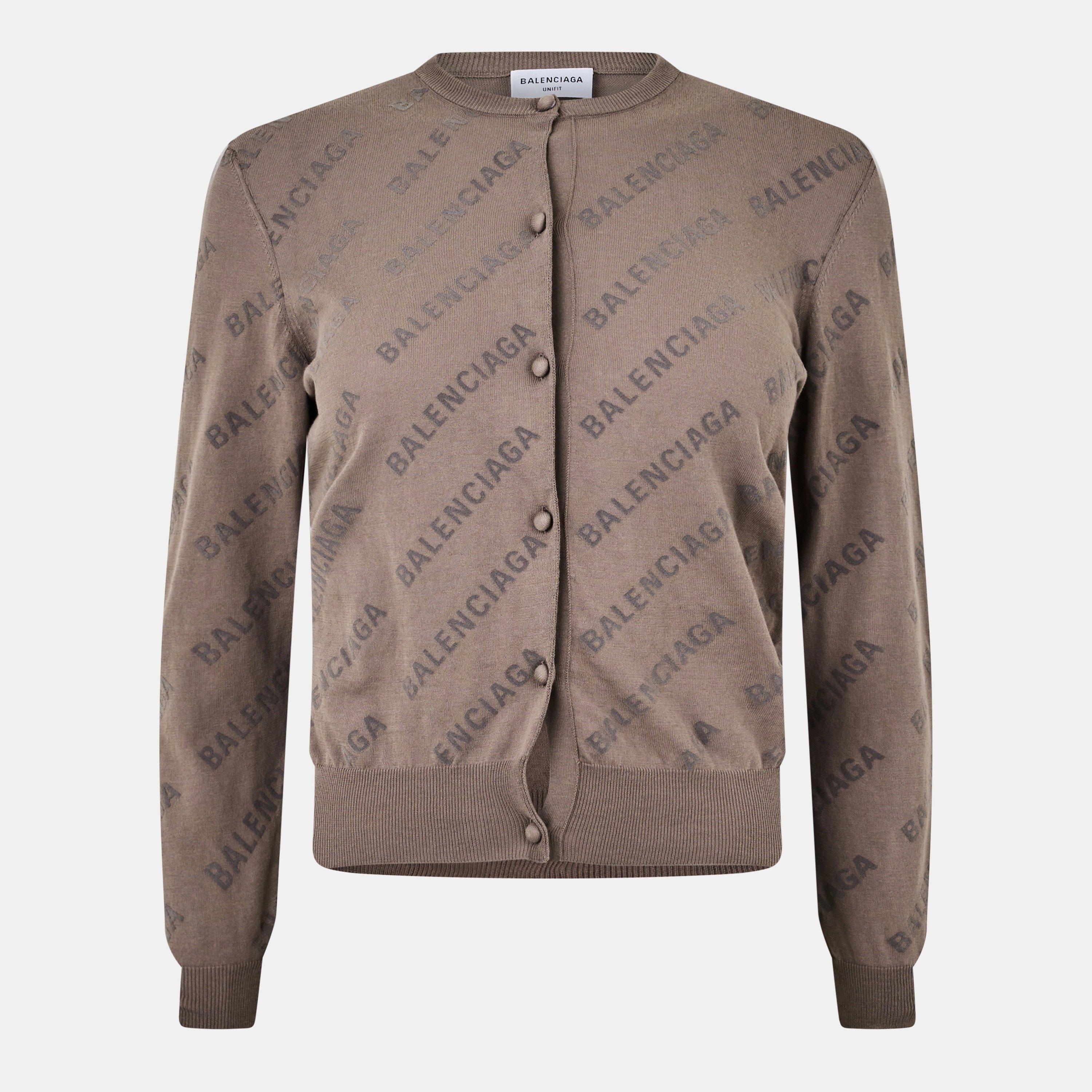 Beige/Beige - Balenciaga - Women's Cardigan - 1