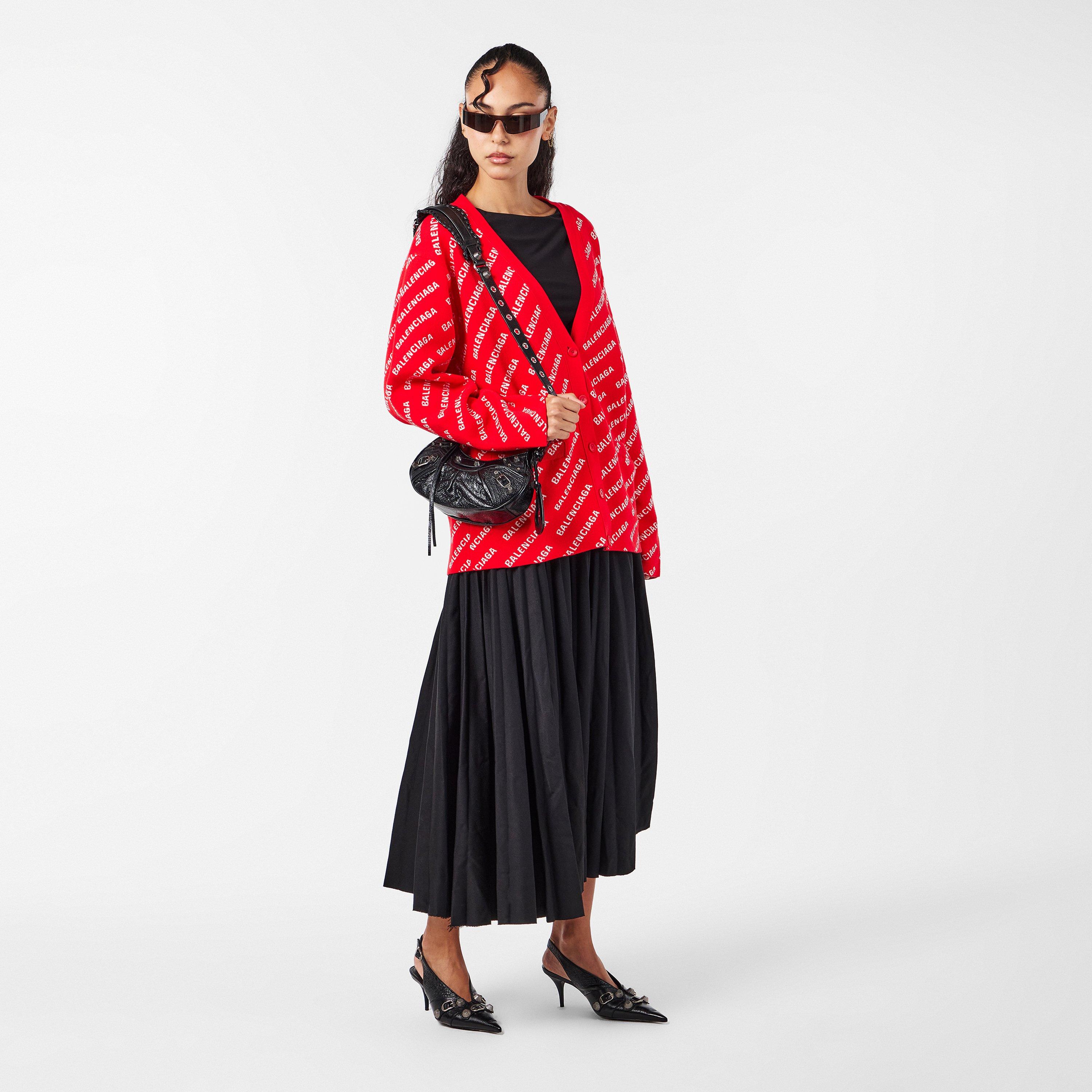 Red/White - Balenciaga - Women's Cardigan - 6